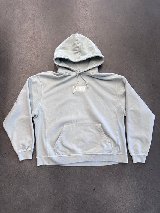 KITH WILLIAMS III HOODIE - LIGHT BLUE (2XL)