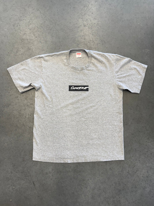 SS24 SUPREME FUTURA BOX LOGO TEE GREY MEDIUM USED
