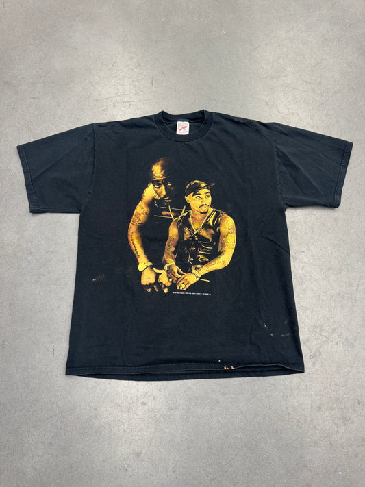 1997 AFENI SHAKUR TUPAC "STOP THE VIOLENCE" TEE (JERZEES TAG)