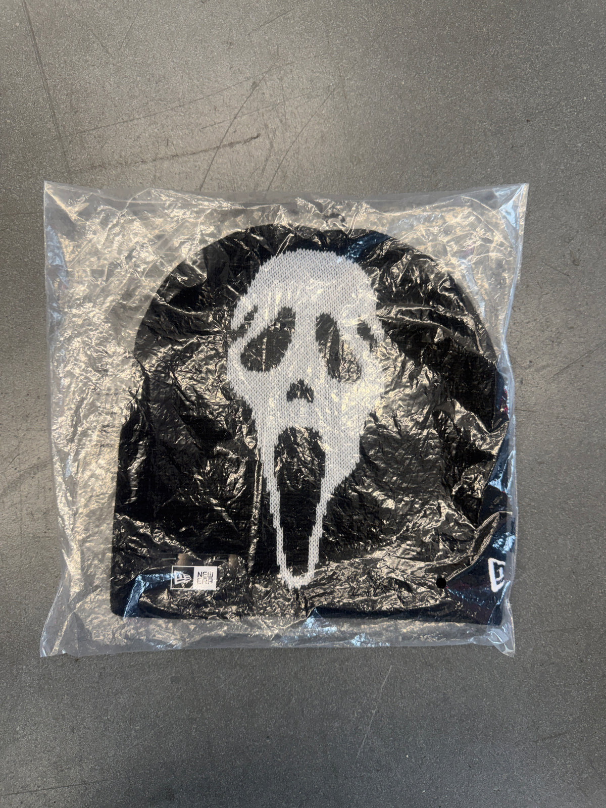 SS26 SUPREME NEW ERA GHOSTFACE BEANIE - BLACK