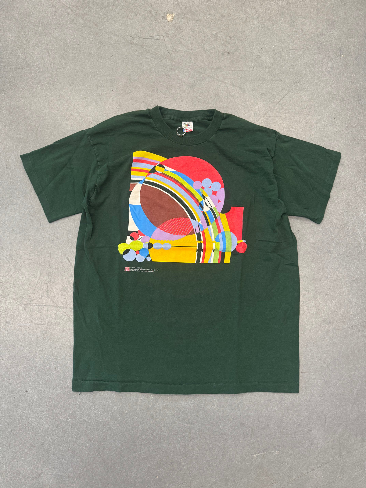 1995 THE FRANK LLOYD WRIGHT FOUNDATION "MARCH BALLOONS" TEE (FOTL TAG)