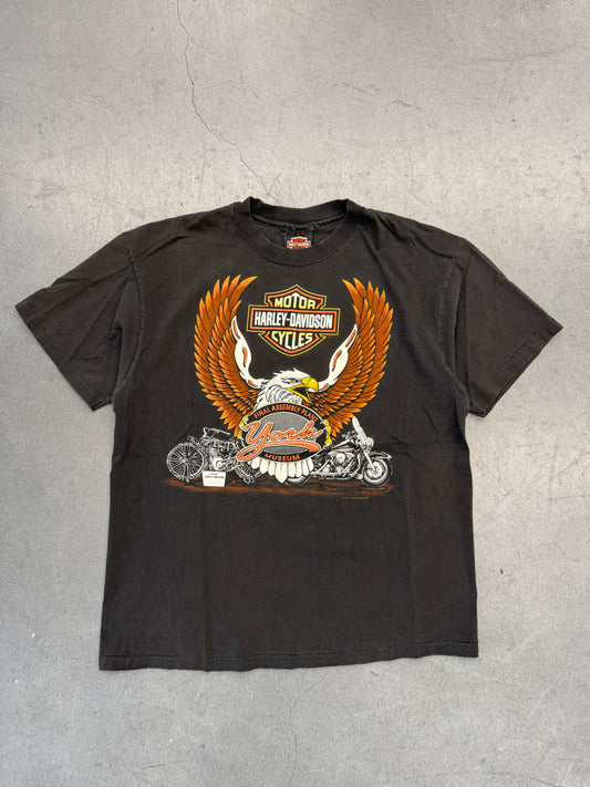 1995 HARLEY-DAVIDSON FINAL ASSEMBLY PLANT MUSEUM YORK PENNSYLVANIA TEE