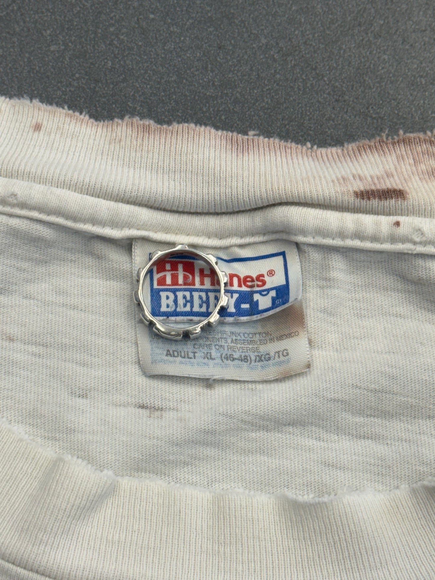 90S VINTAK PRIZM "THE POWER OF SIMPLICITY" DISTRESSED LS TEE (HANES TAG)