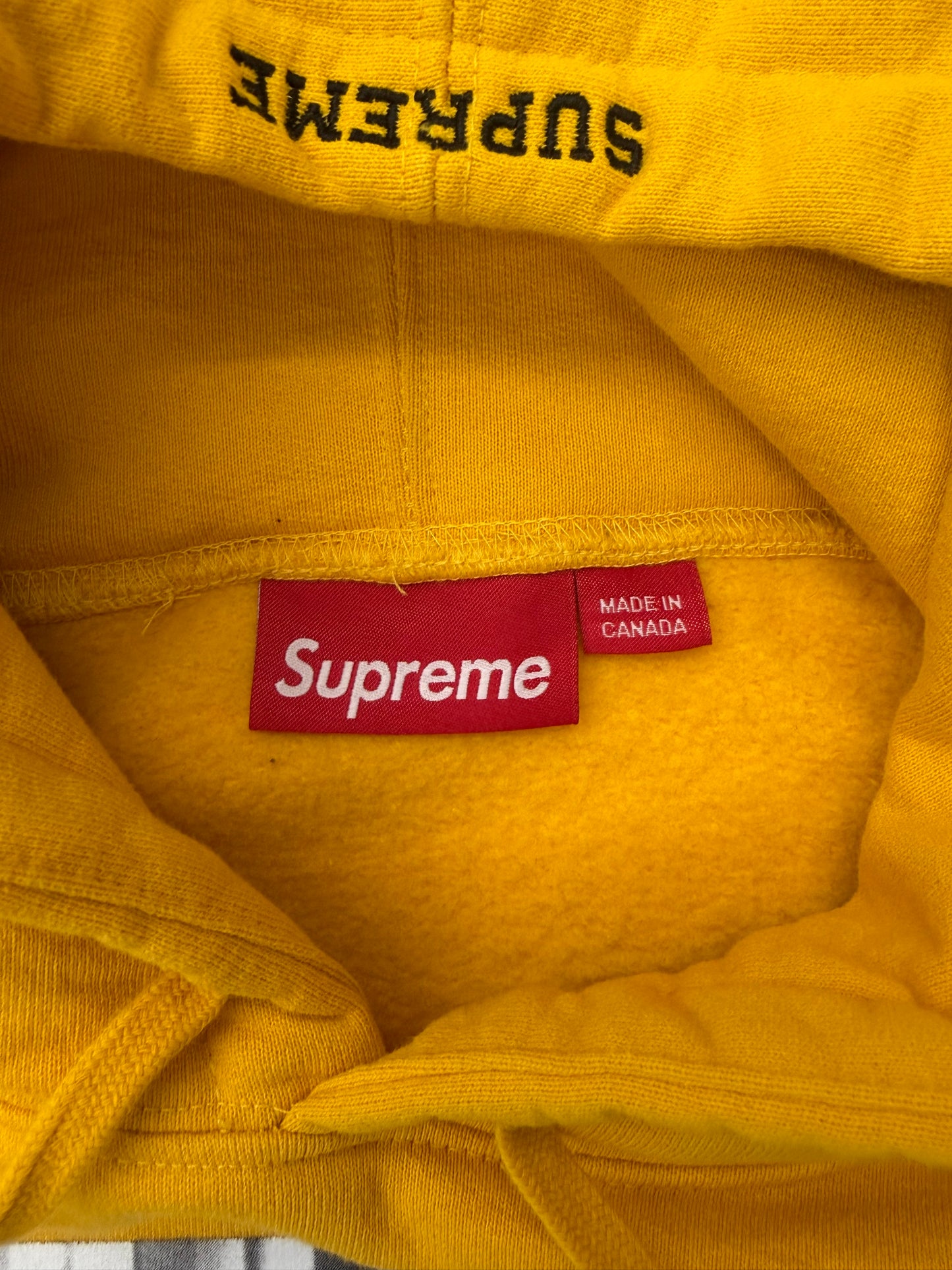 FW25 SUPREME ANTIHERO HOODED SWEATSHIRT  - YELLOW
