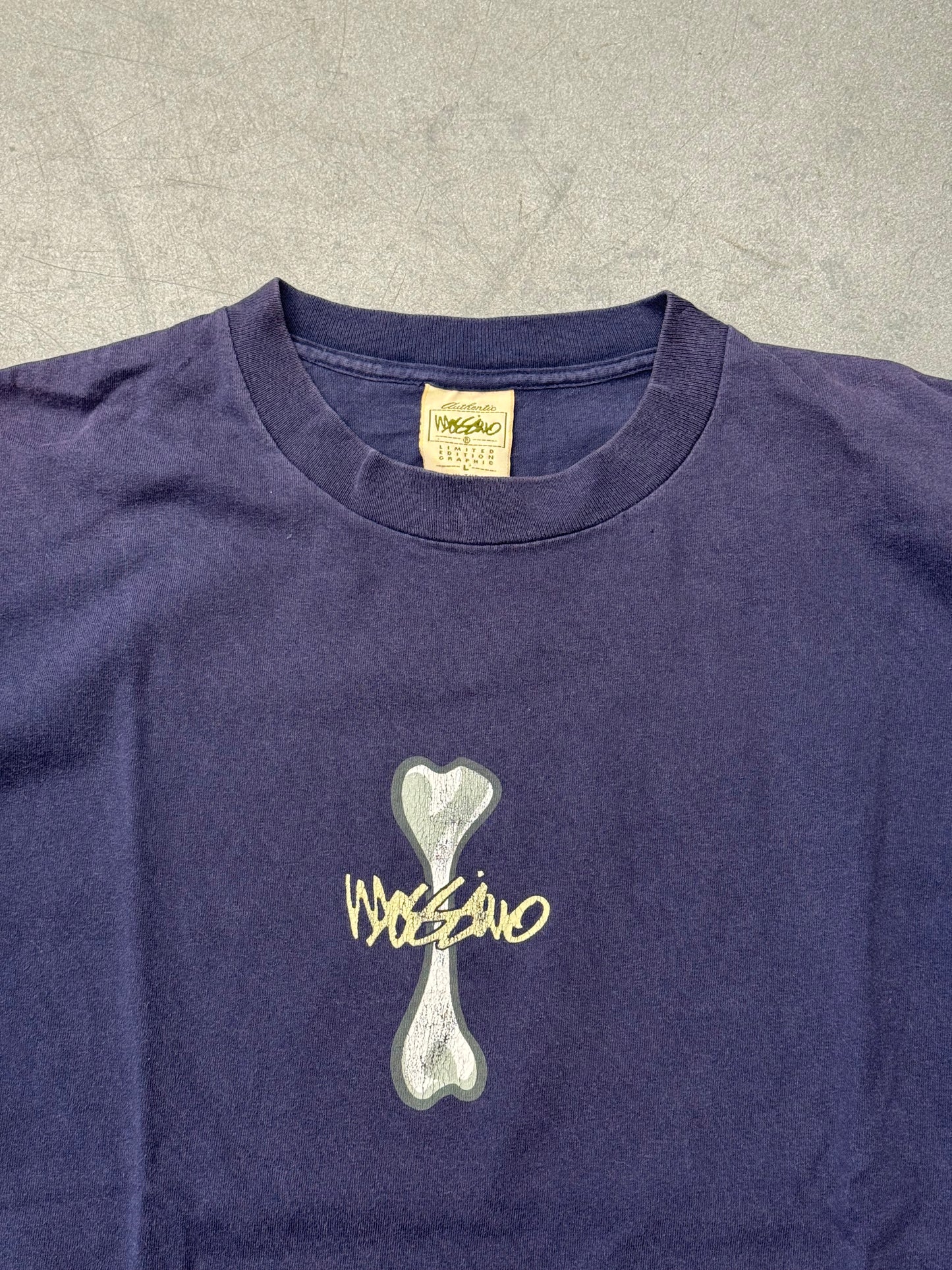90S MOSSIMO THE DOG WITH THE BONE IS ALWAYS IN TROUBLE TEE