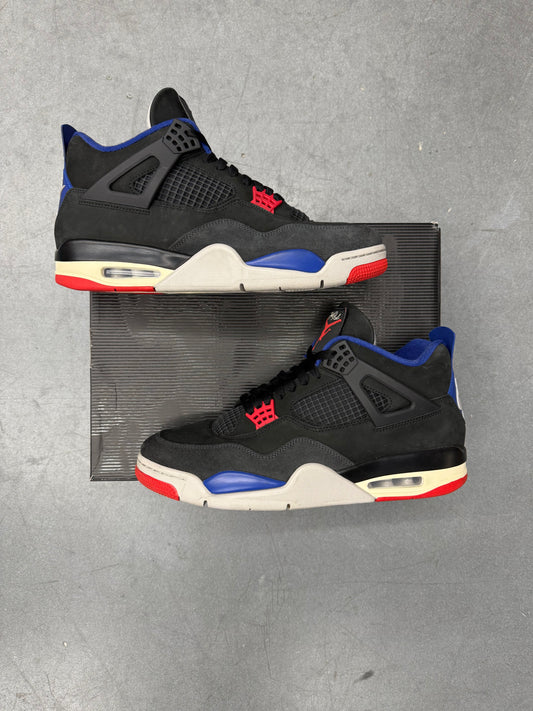 2025 SIZE 12 JORDAN 4 RETRO RARE AIR (WHITE LETTERING)