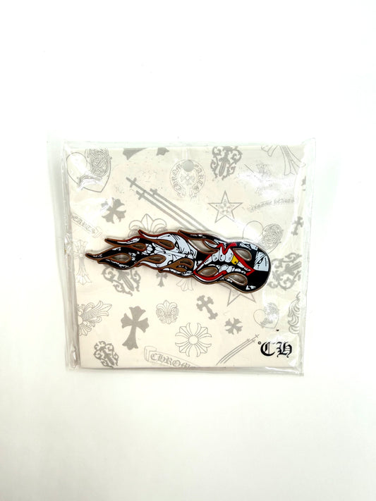 CHROME HEARTS MATTY BOY FLAME PIN