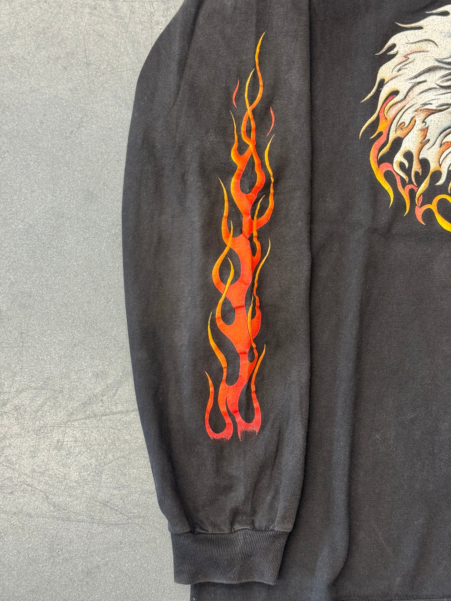 1998 HARLEY-DAVIDSON EAGLE FLAME MCKINNEY LAWTON, OK LONGSLEEVE TEE (HARLEY-DAVIDSON TAG)