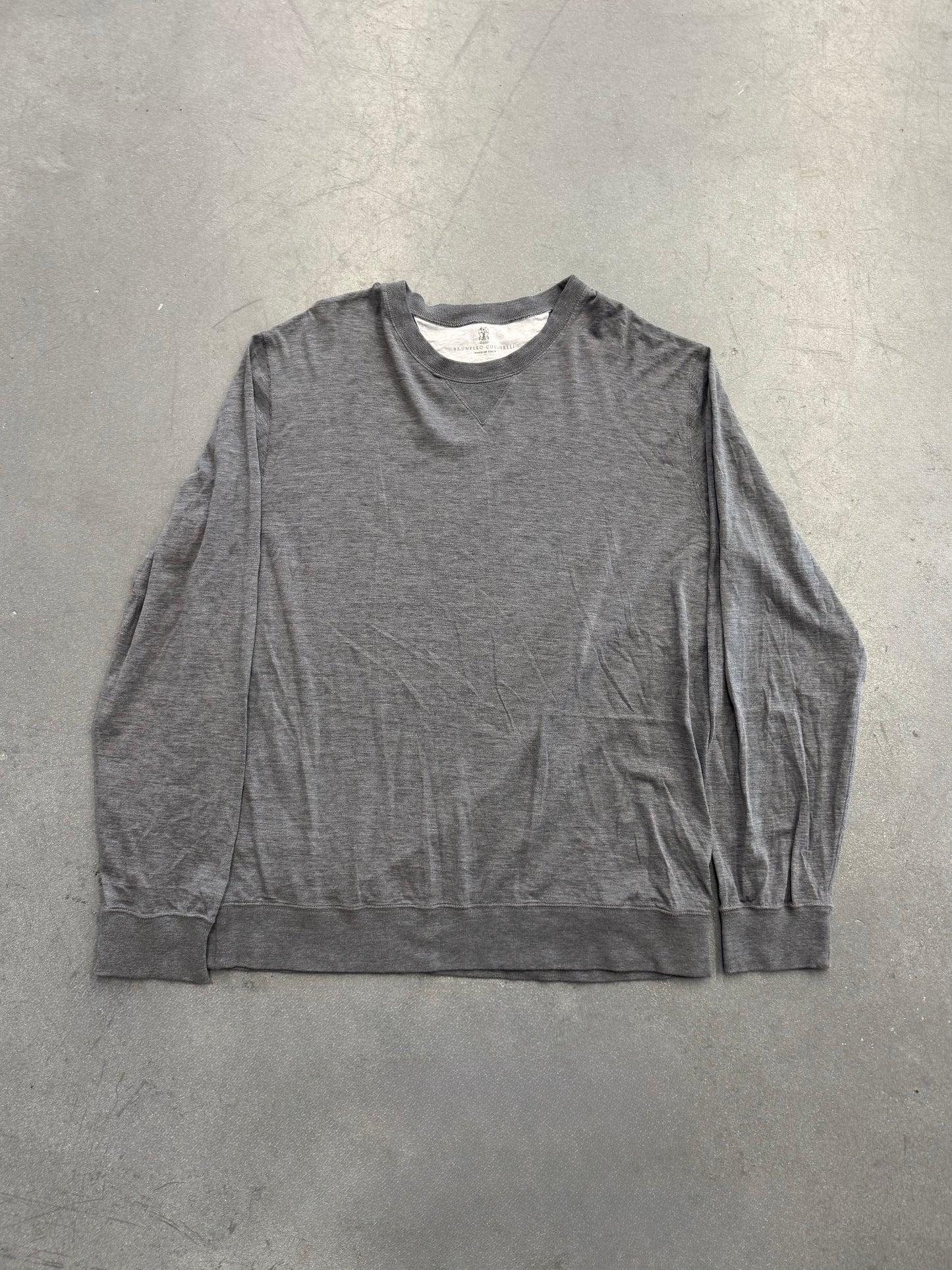 BRUNELLO CUCINELLI LONG SLEEVE LOUNGE SHIRT