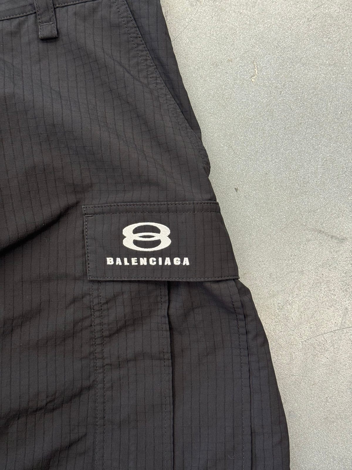 SS24 BALENCIAGA UNITY SPORTS ICON CONVERTIBLE LIGHT CARGO PANTS