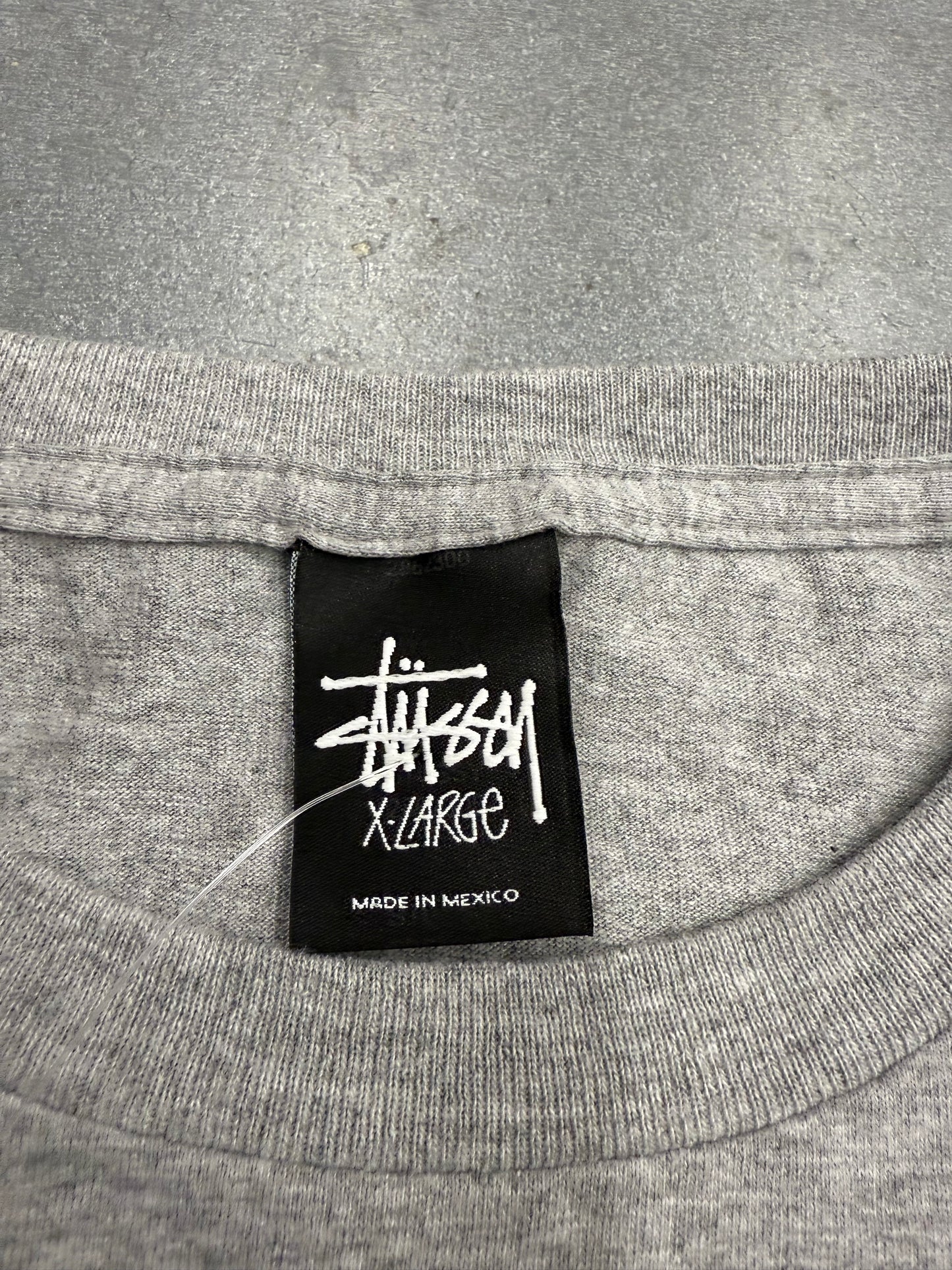 STUSSY PREP RAT TEE - GREY (XL) (NWT)