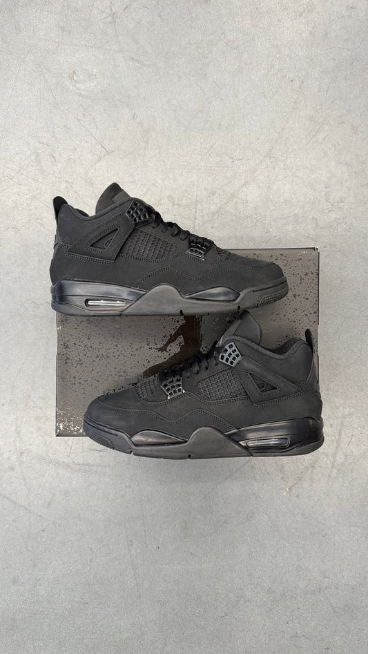 2025 AIR JORDAN 4 RETRO BLACK CAT (PRE-OWNED WITH BOX)