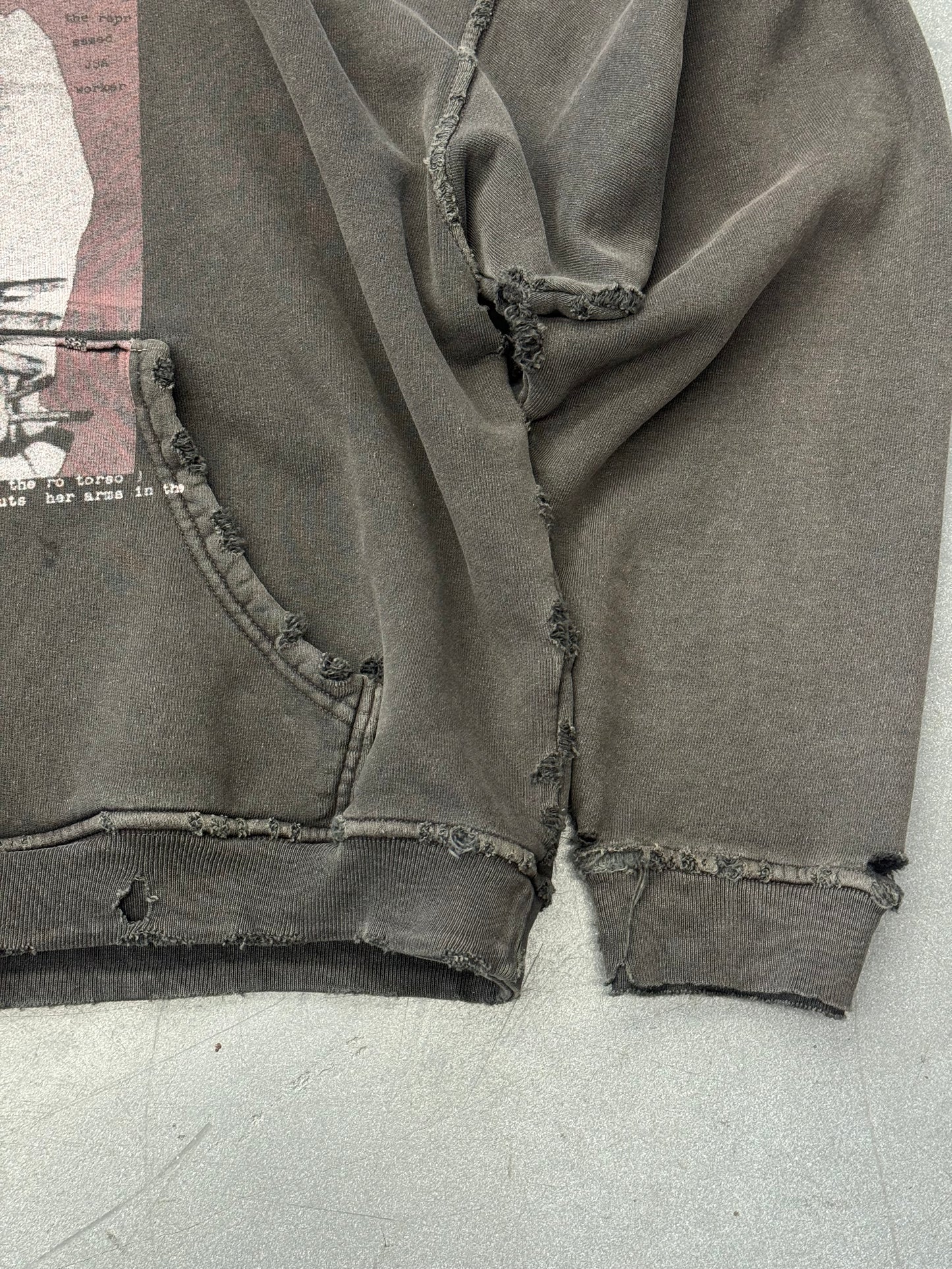 FW25 ENFANTS RICHES DEPRIMES REFERENCE TO THE REVEREND HOODIE