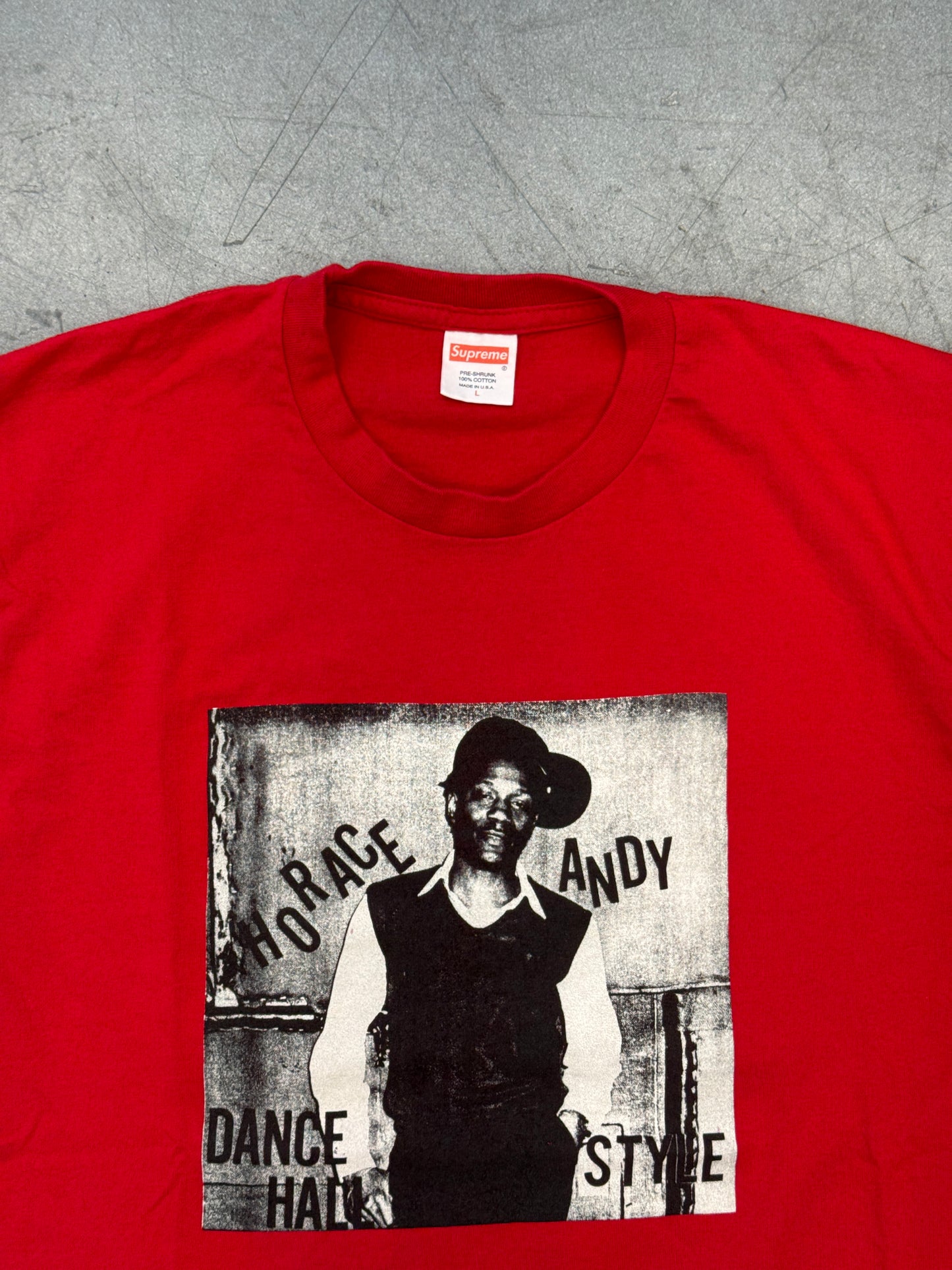 SS13 SUPREME WACKIE'S HORACE ANDY TEE - RED
