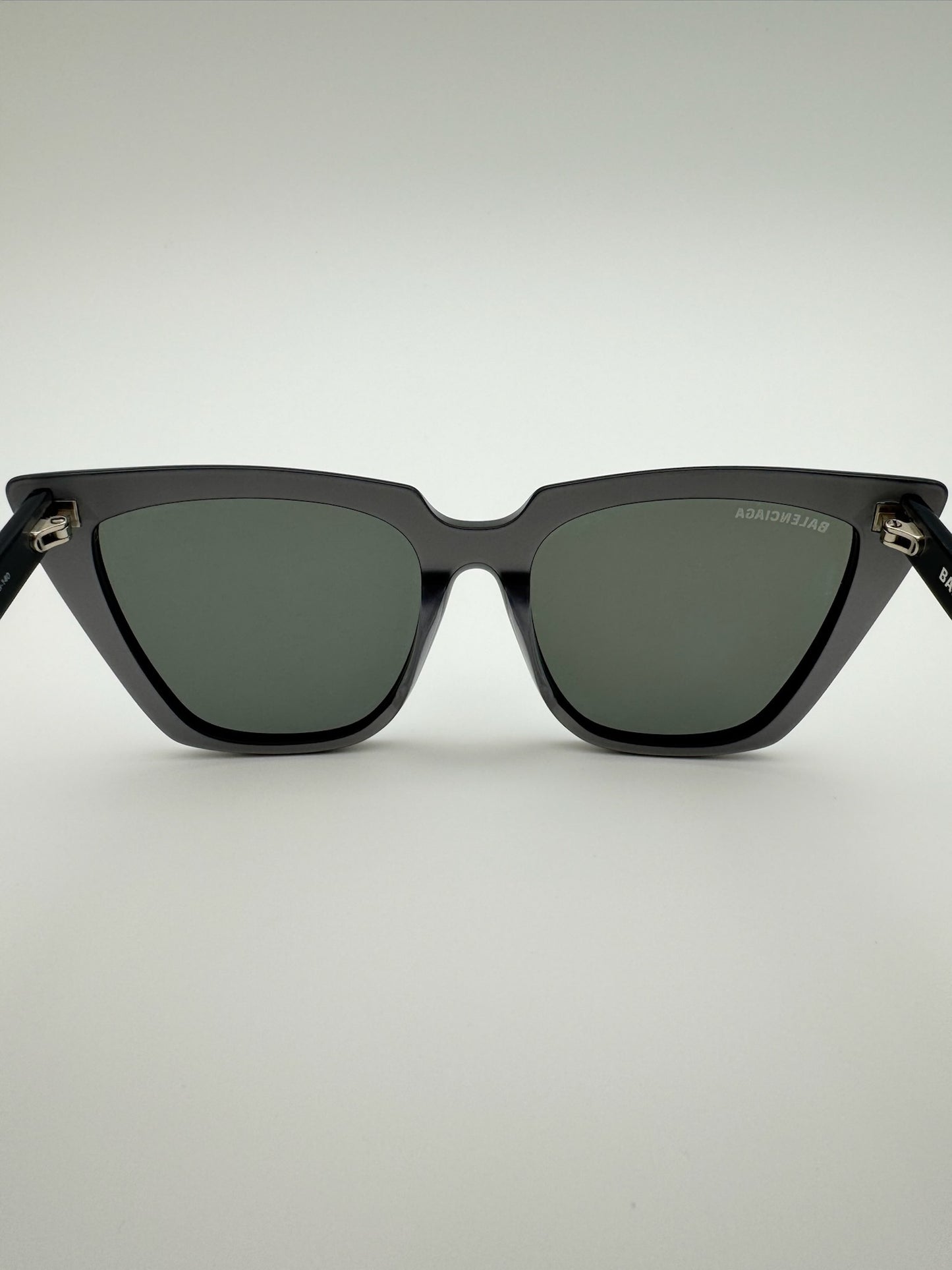 BALENCIAGA SQUARE CAT SUNGLASSES BB0046S 006 SILVER