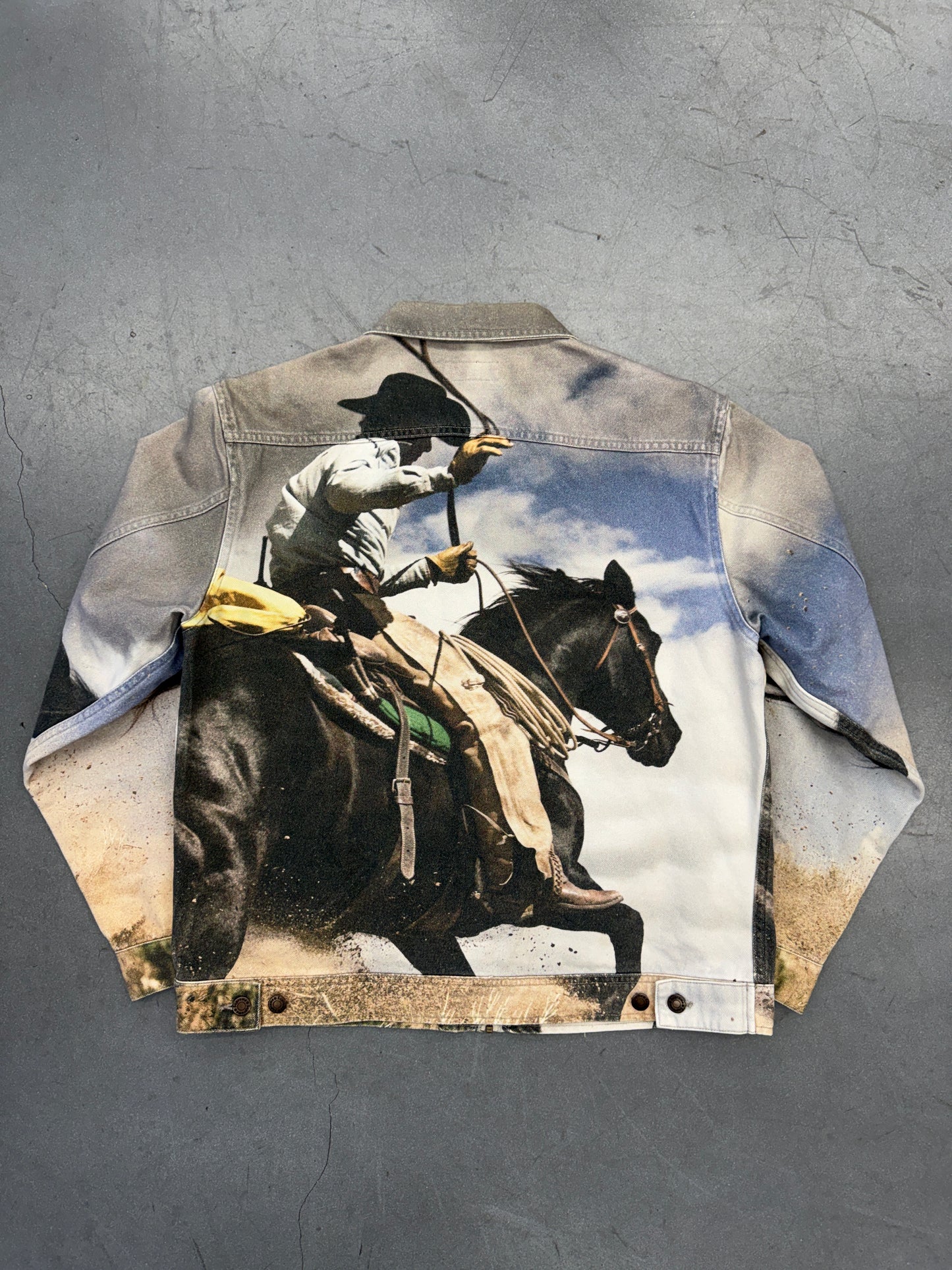 SS17 SUPREME COWBOY DENIM WORK JACKET