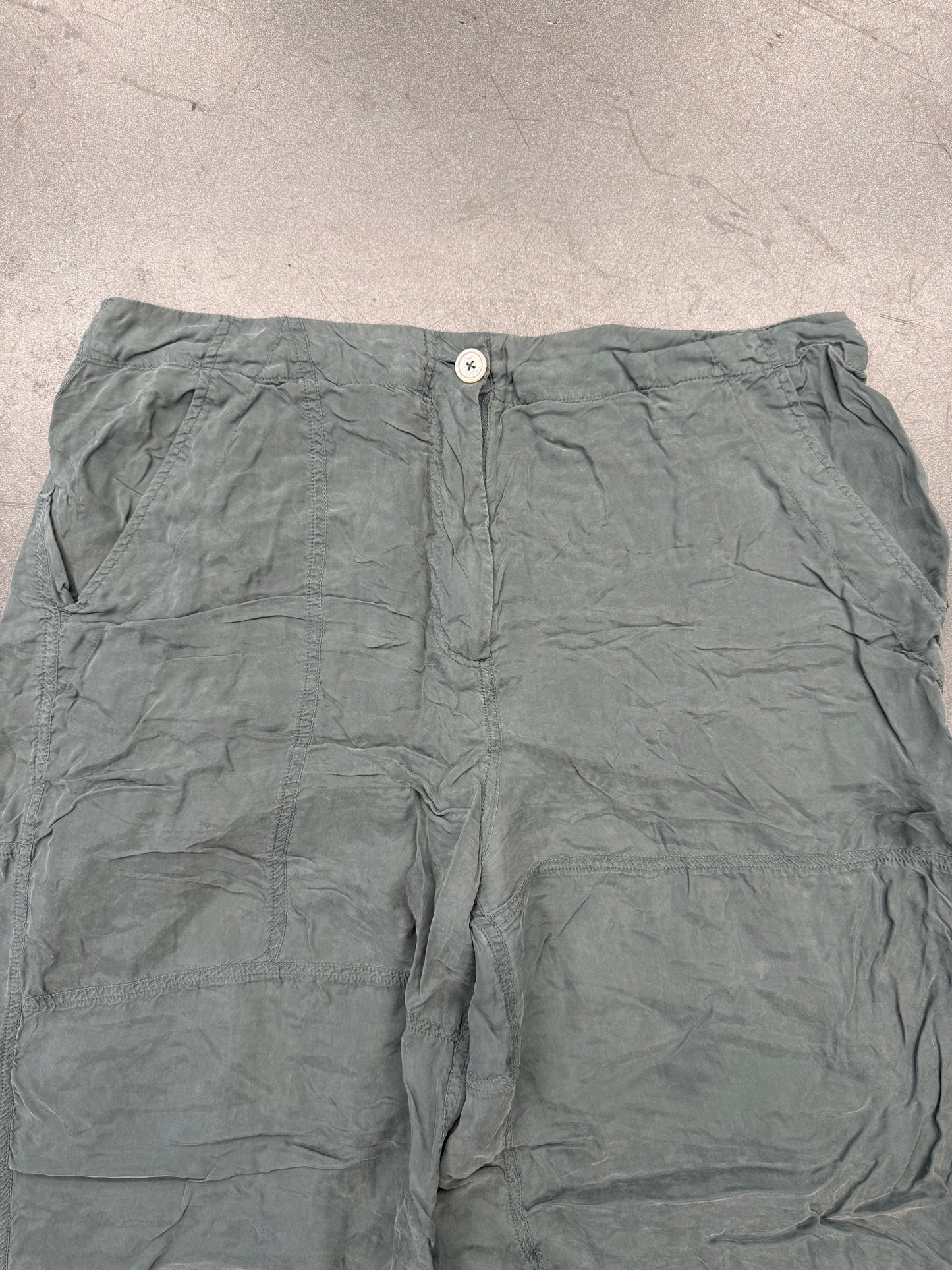 KITH WOMEN CUPRO LINEN BEACH PANT - MINT GREEN