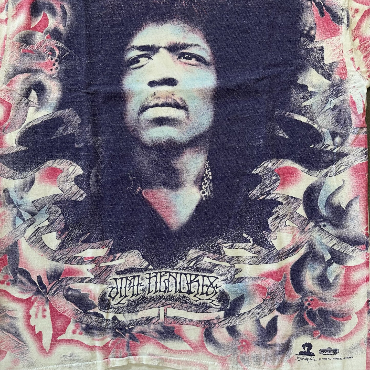 1996 JIMI HENDRIX AOP TEE (FADED WINTERLAND TAG)