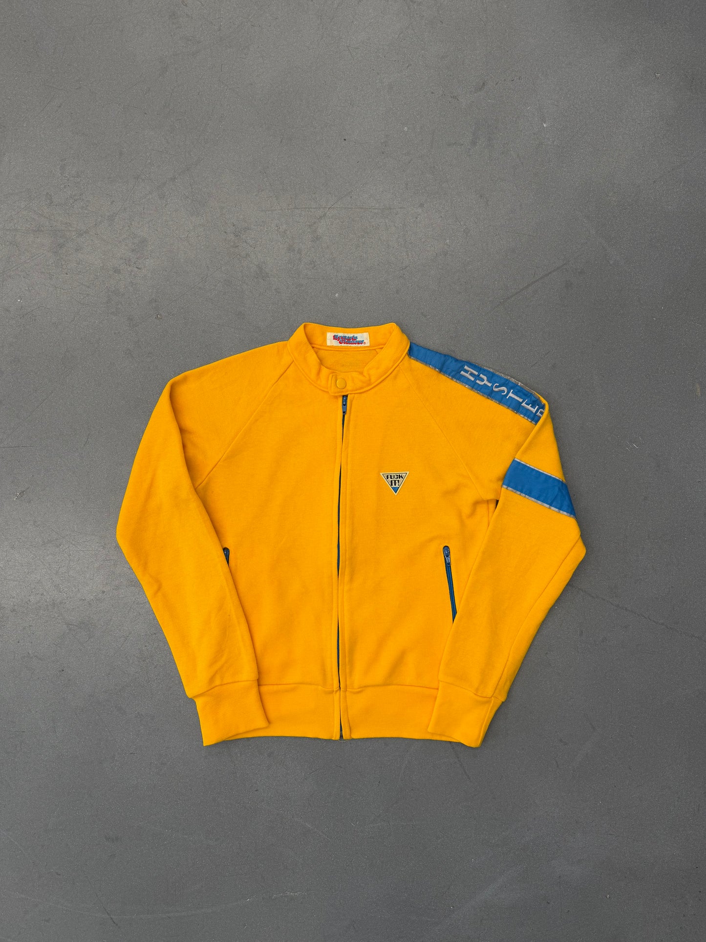 VINTAGE HYSTERIC GLAMOUR FUCK IT! ZIP UP TRACK JACKET