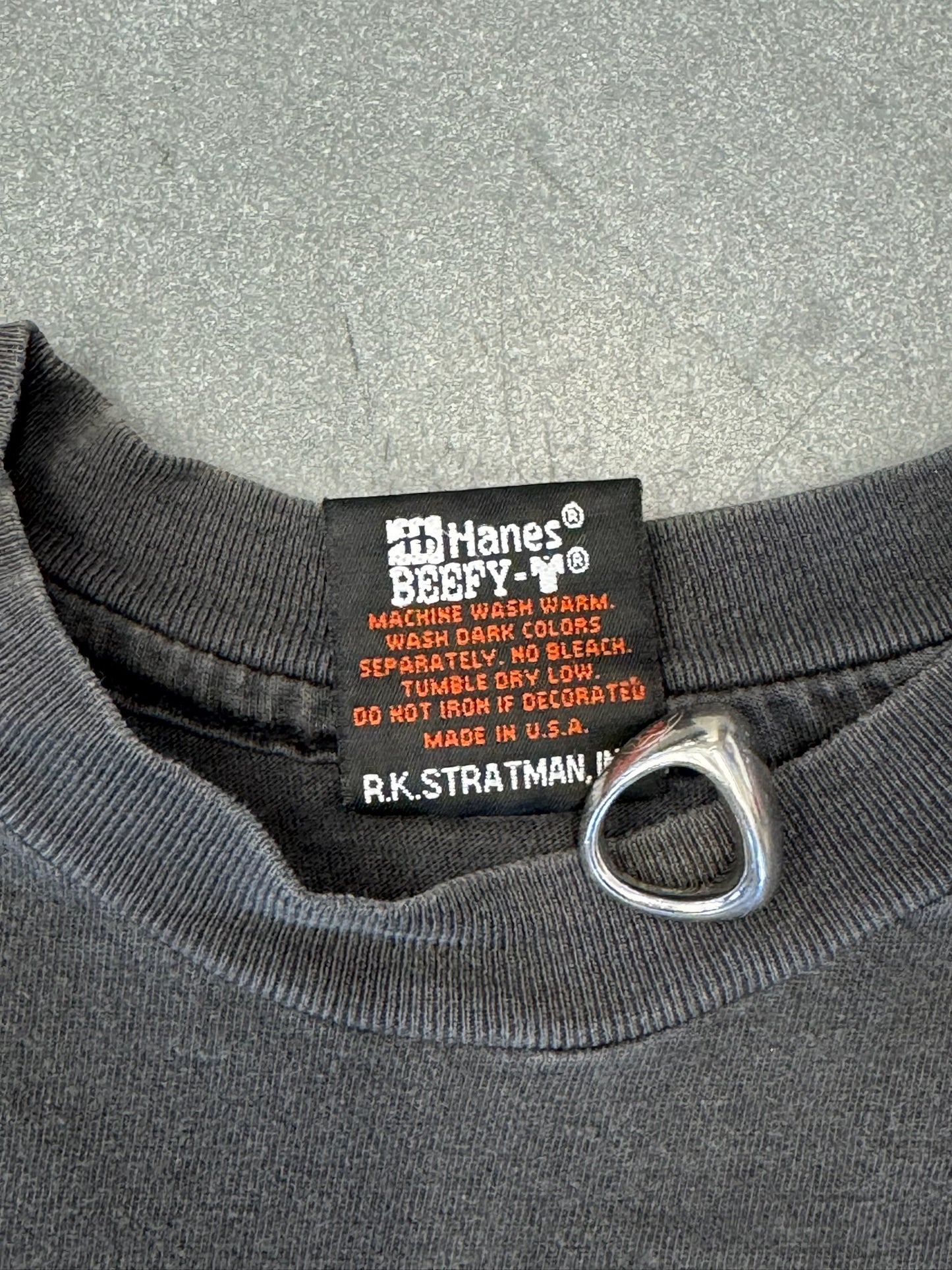 1988 HARLEY-DAVIDSON FOREVER FREE EAGLE SCOTT SMITHS TEE (BLACK TAG)