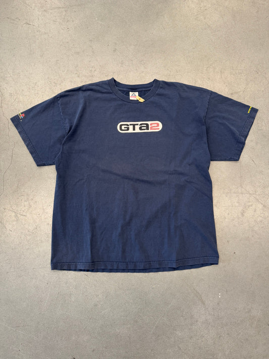 1999 GRAND THEFT AUTO 2 PLAYSTATION ROCKSTAR TEE (AAA TAG)