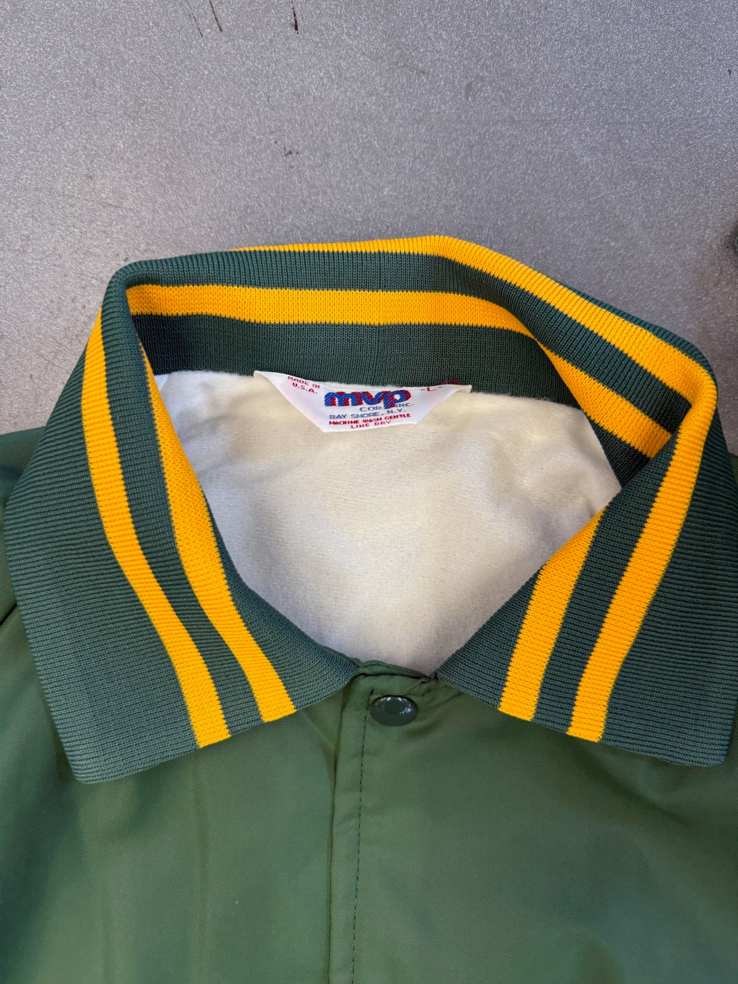80S PERRIER BUTTON-UP VARSITY JACKET