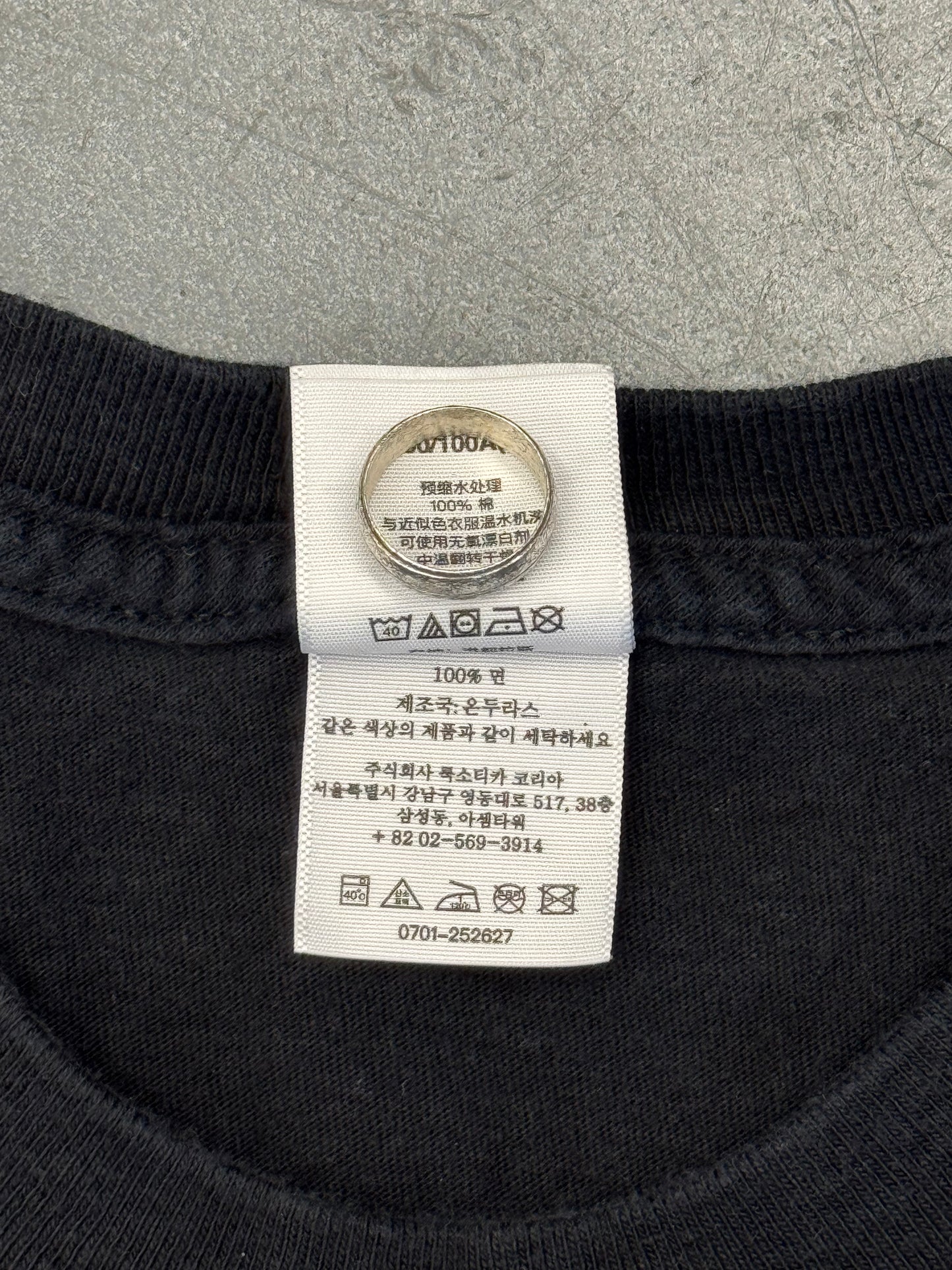 FW25 SUPREME Y'S BY YOHJI YAMAMOTO L/S TEE - BLACK