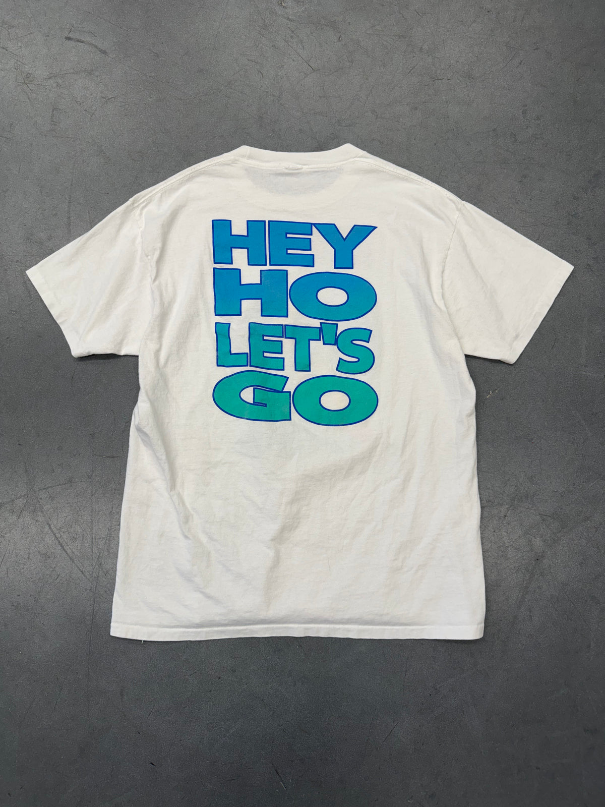 90'S RAMONES HEY HO LETS GO TEE (PULLED TAG)