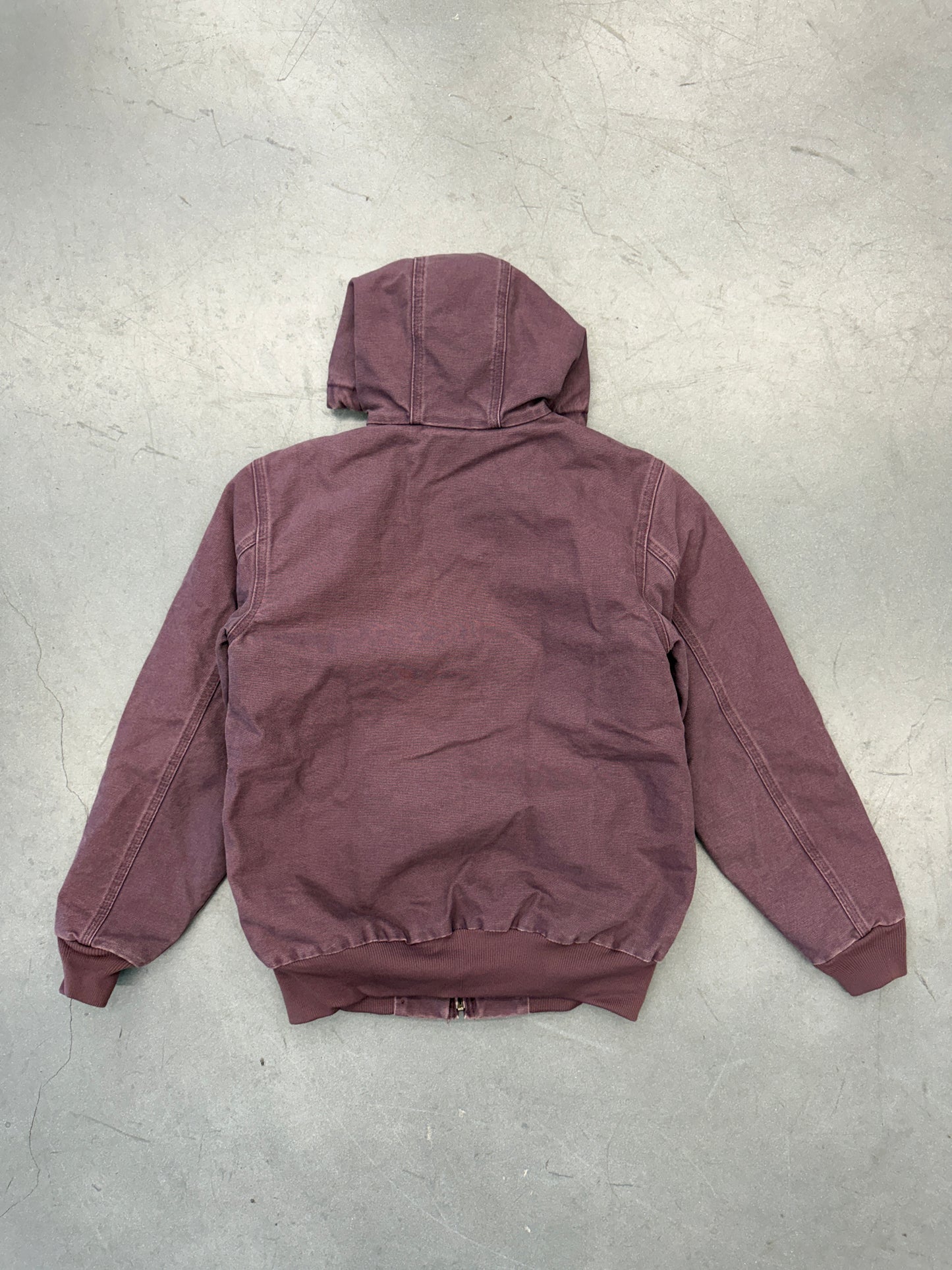 90S CARHARTT LIGHT PURPLE WOMENS CANVAS HOODED JACKET