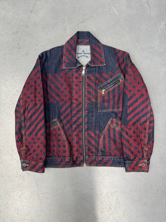VIVIENNE WESTWOOD ANGLOMANIA CHECK PRINT COACH JACKET