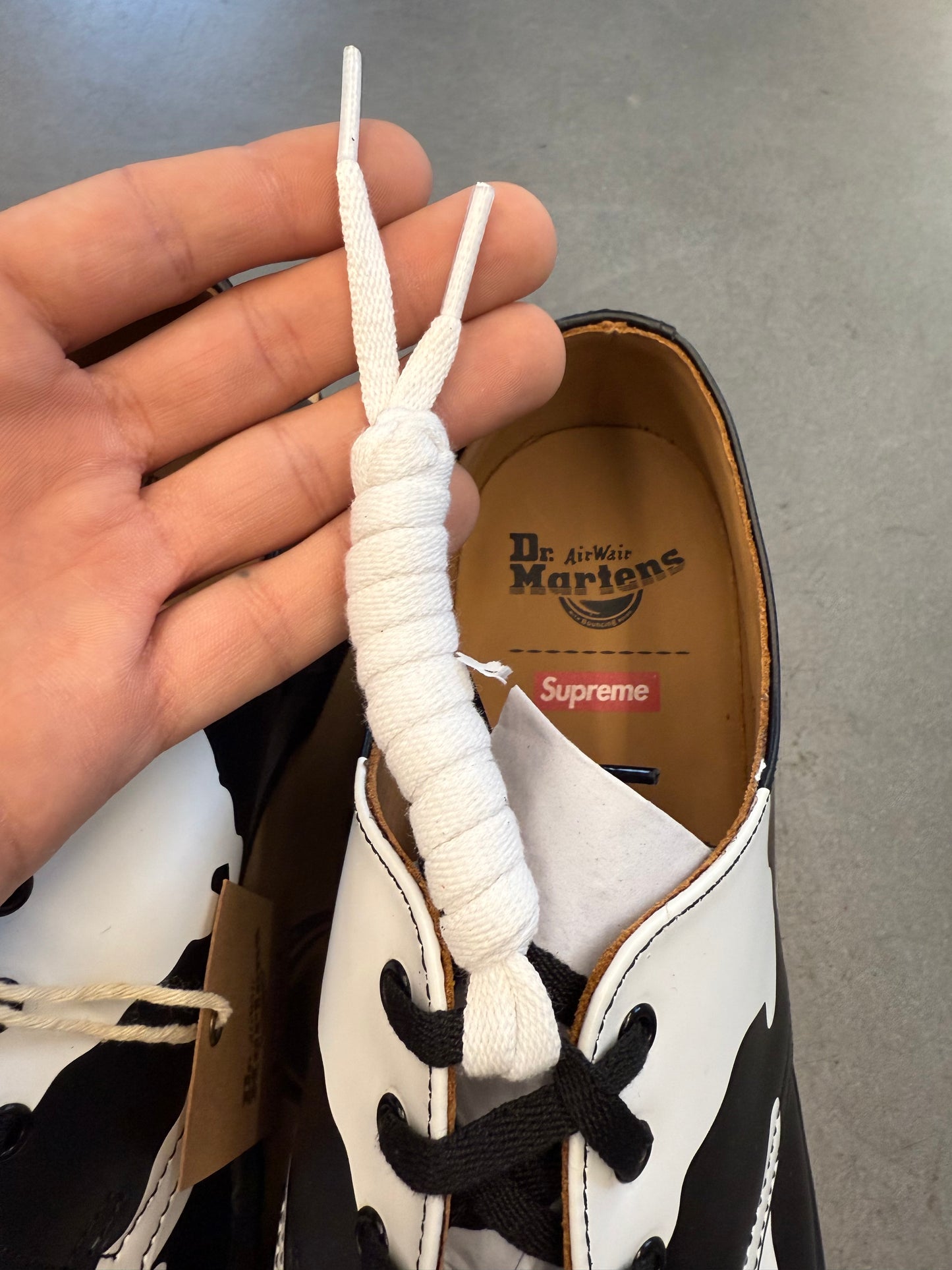 FW25 SUPREME DR. MARTENS 1461 3-EYE SHOE - BLACK