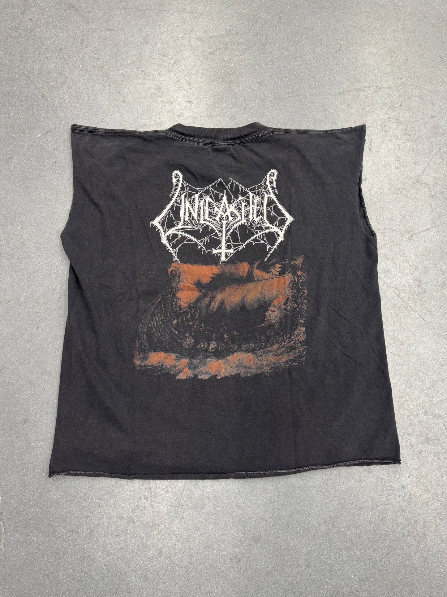 90S UNLEASHED CUT-OFF BAND TEE (TUF TAG)
