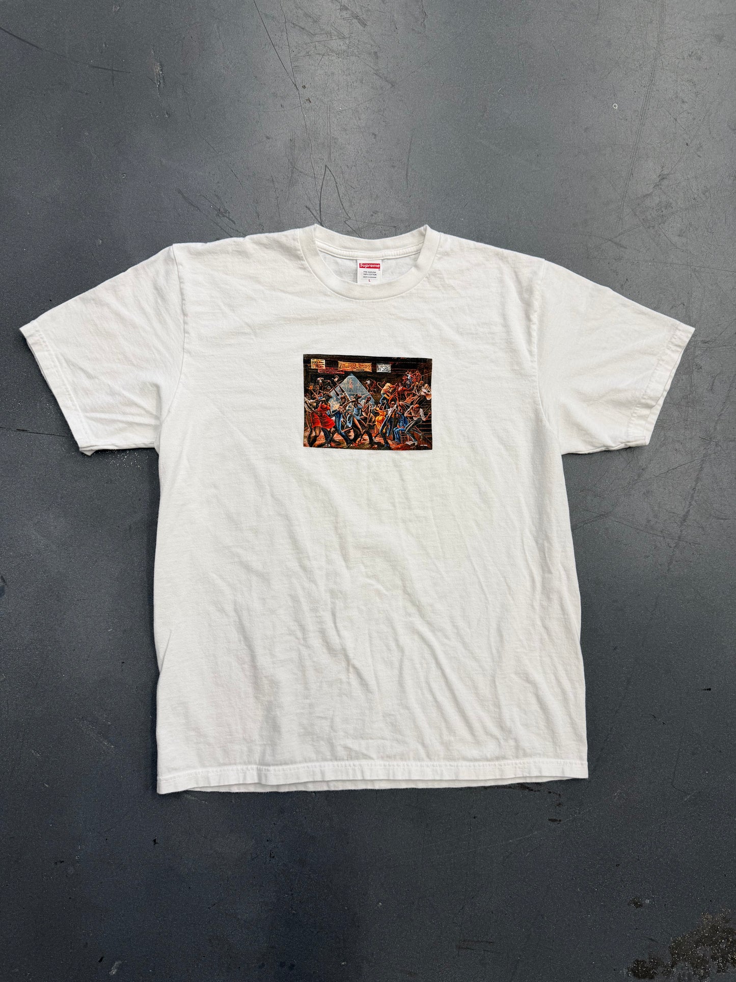 SS25 SUPREME ERNIE BARNES TEE - WHITE