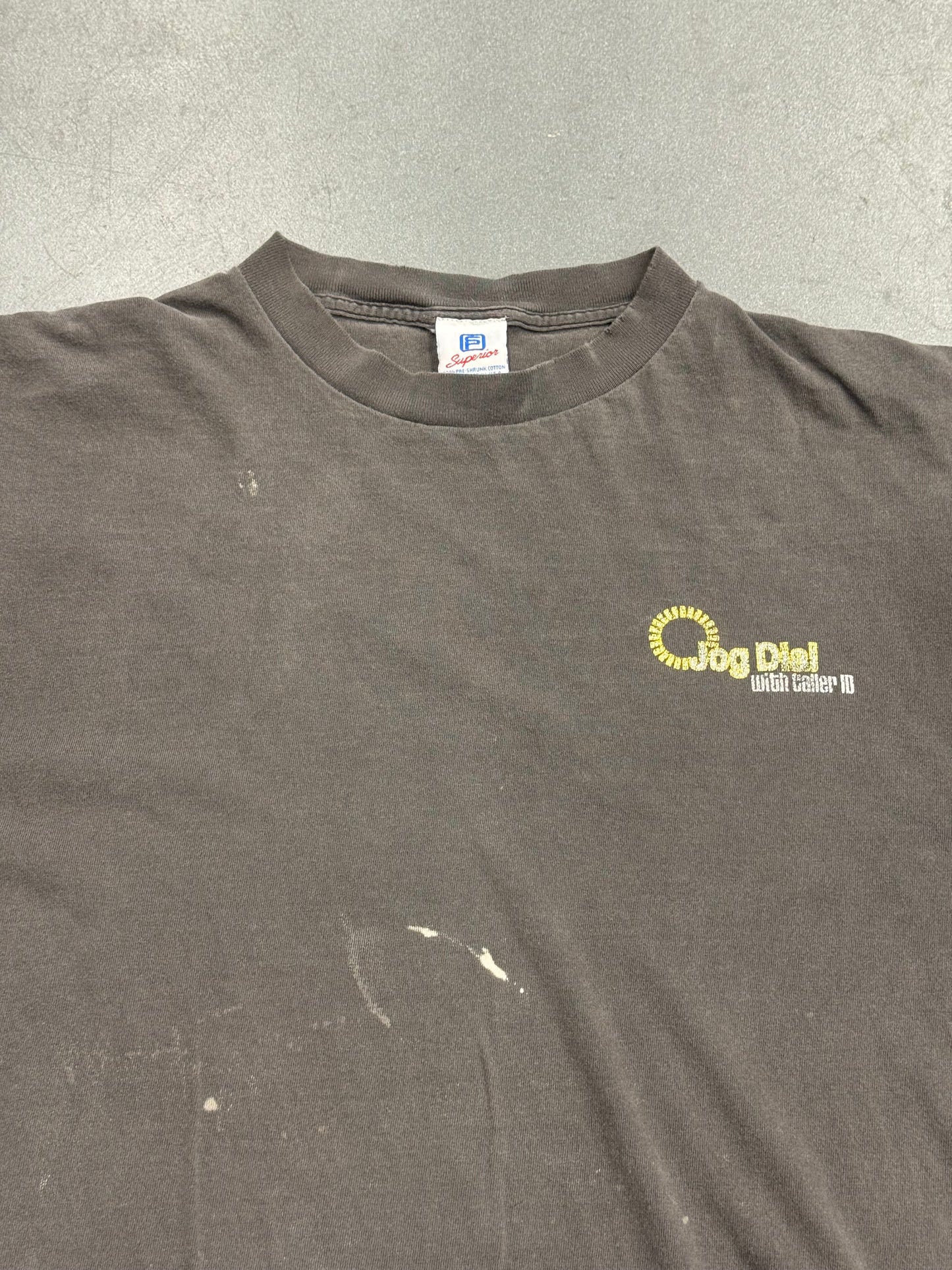 Y2K JOG DIAL WITH CALLER ID "GET HOOKED" TEE (SUPERIOR TAG)