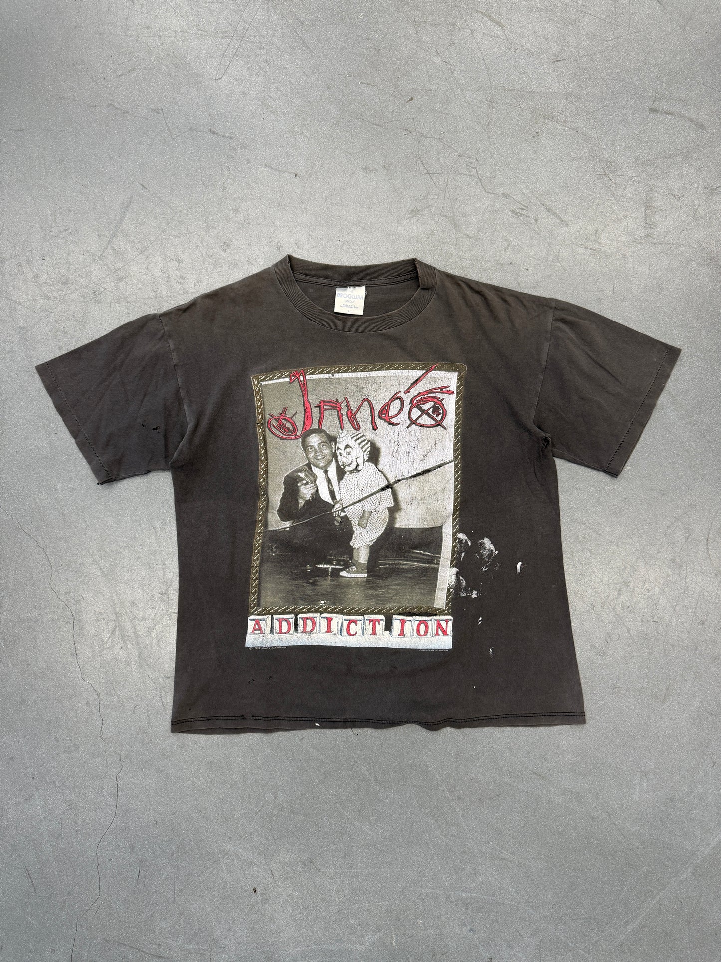 1990 JANE'S ADDICTION "A SHOW FOR THE WHOLE FAMILY" TEE (BROCKUM TAG)