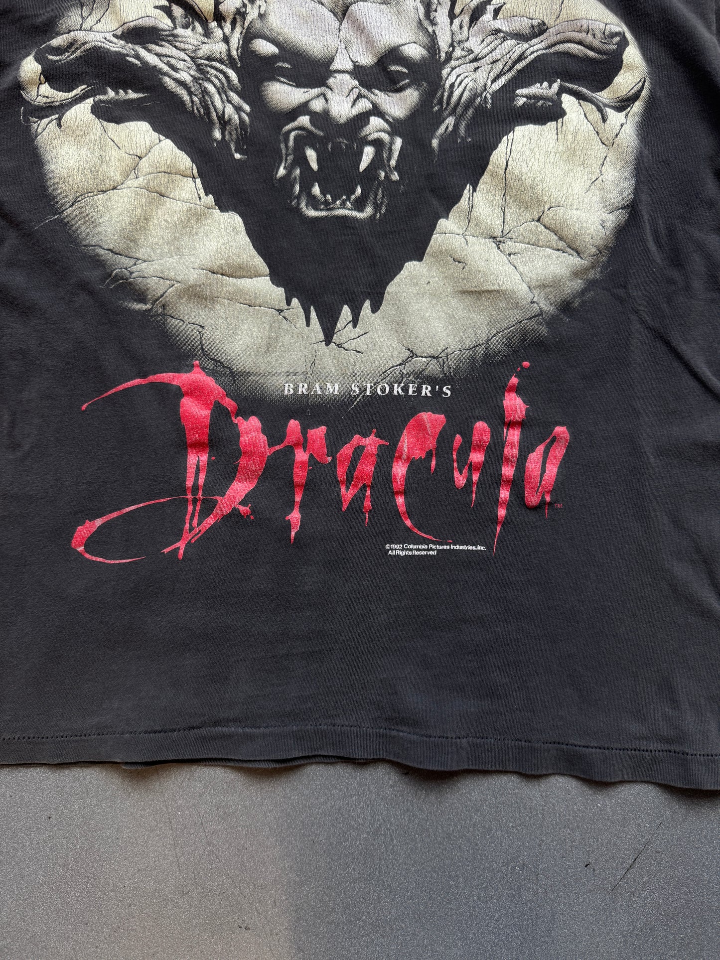 1992 BRAM STOKER'S DRACULA TEE (FADED TAG)