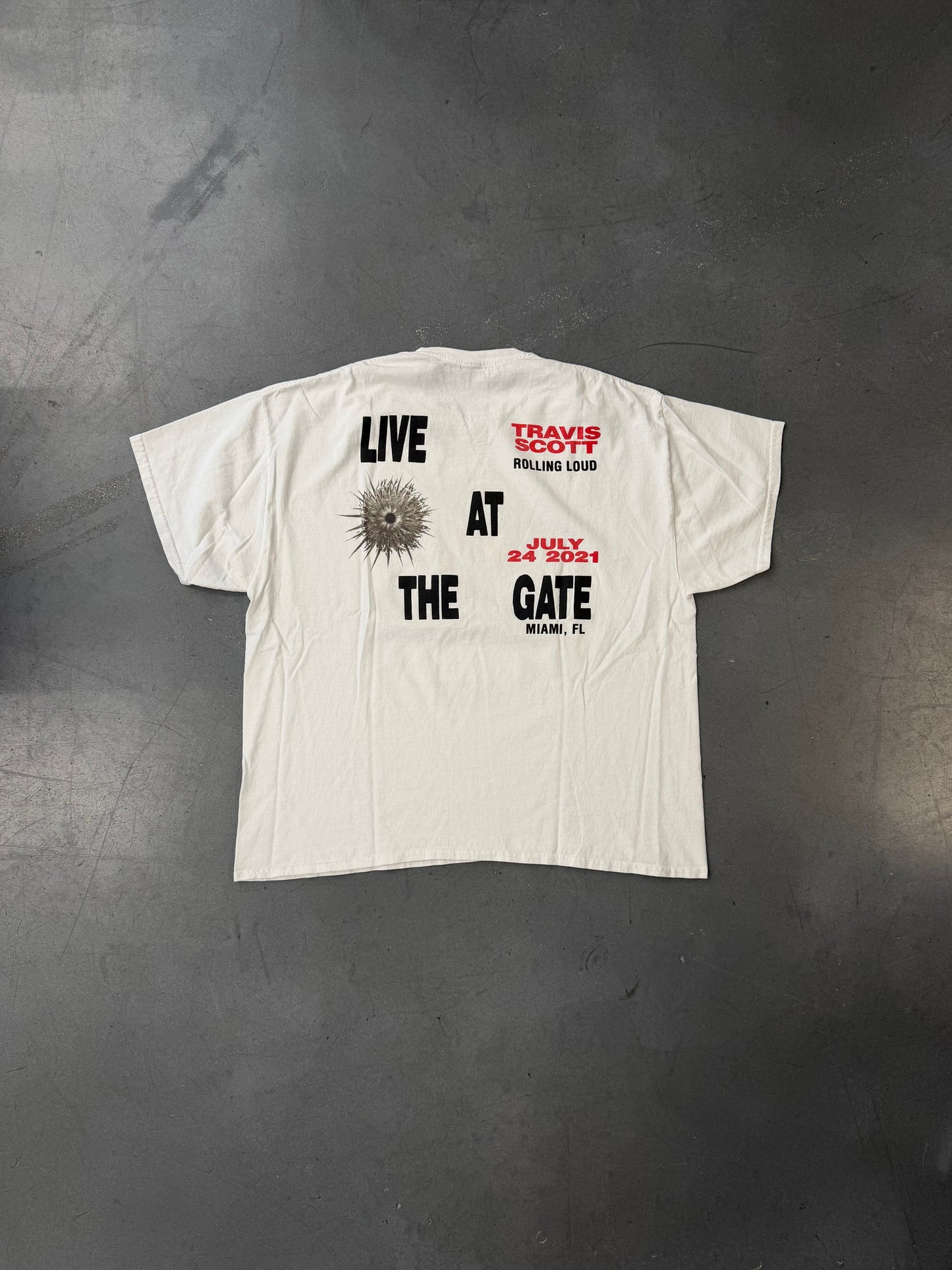 2021 TRAVIS SCOTT "A PORTAL TO OUR WORLD" ROLLING LOUD TEE