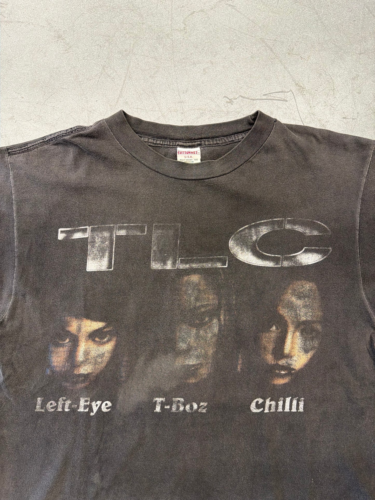 TLC NO! I DONT WANT NO SCRUBS BOOTLEG RAP STYLE TEE (COTTONNET TAG)