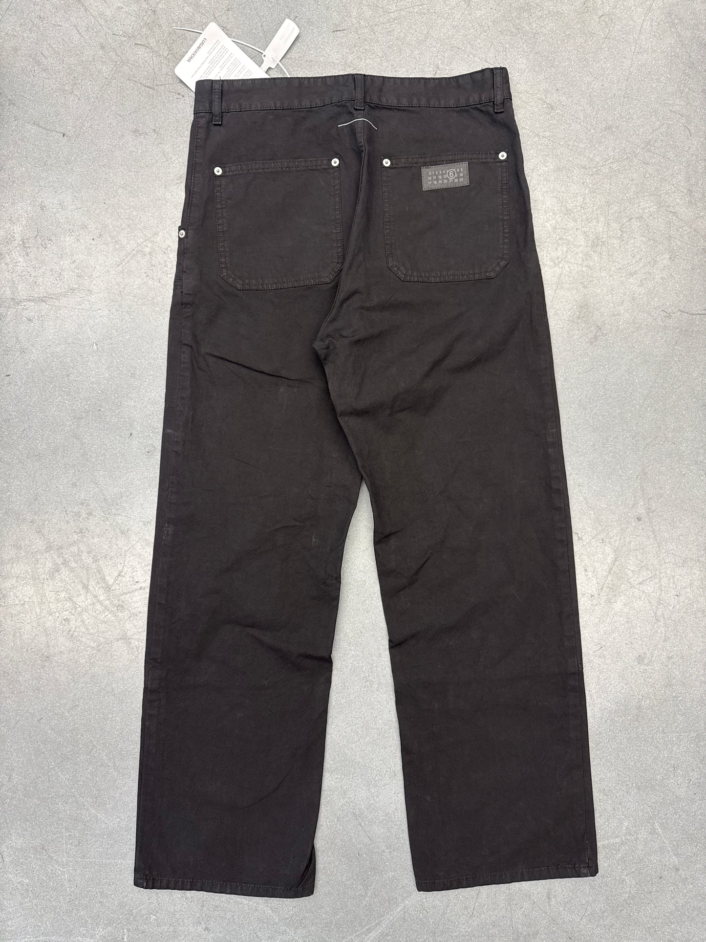 MAISON MARGIELA MM6 5 POCKET DOUBLE KNEE UTILITY PANTS
