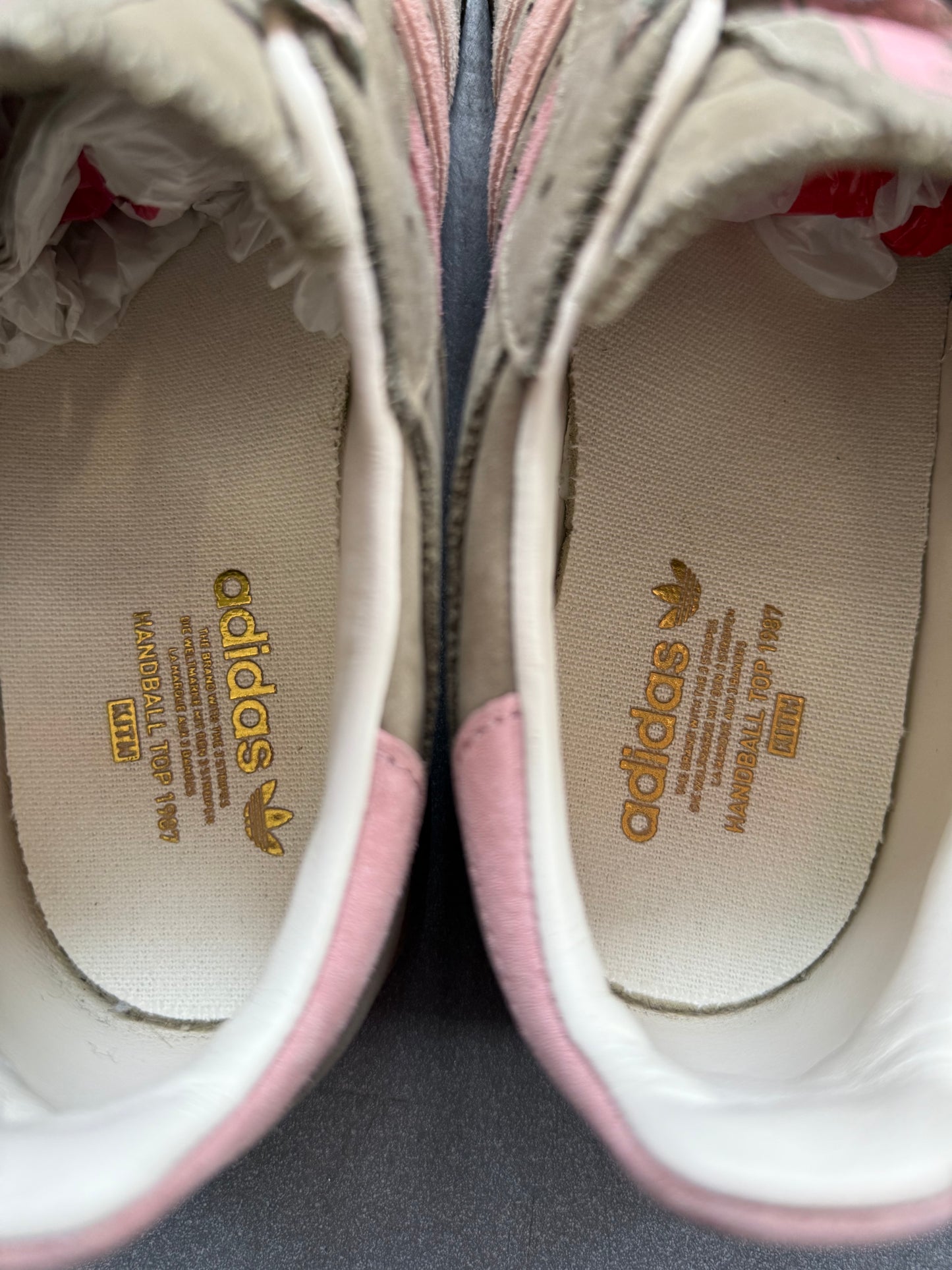 2024 SIZE 11 ADIDAS HANDBALL TOP KITH CLASSIC GUM PINK (PRE-OWNED NO BOX)