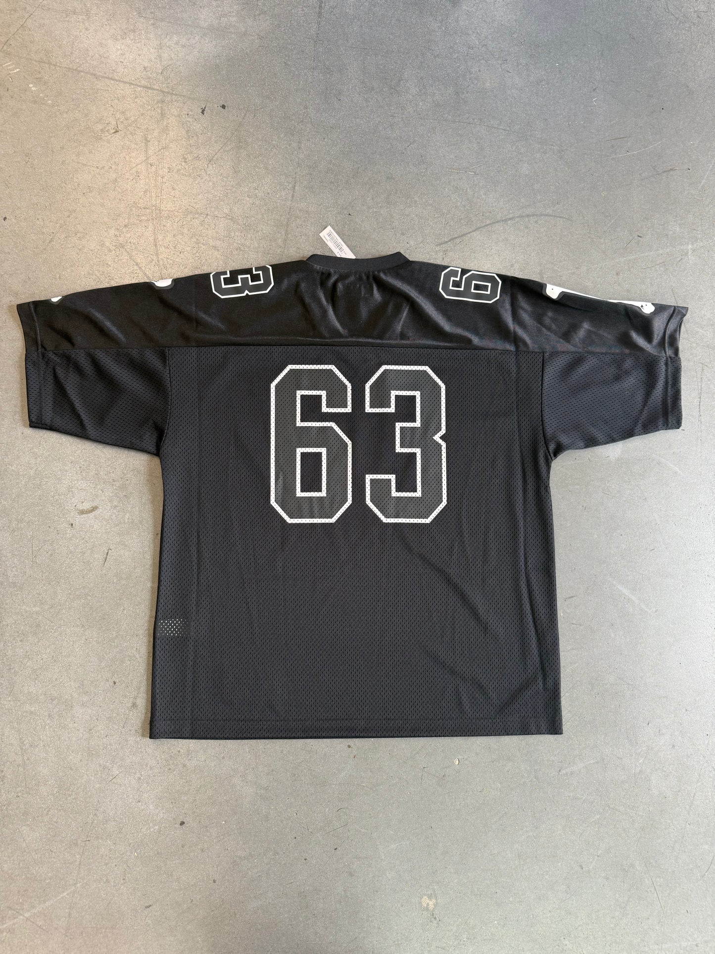 FW25 SUPREME BONES FOOTBALL JERSEY - BLACK (L) (NEW)