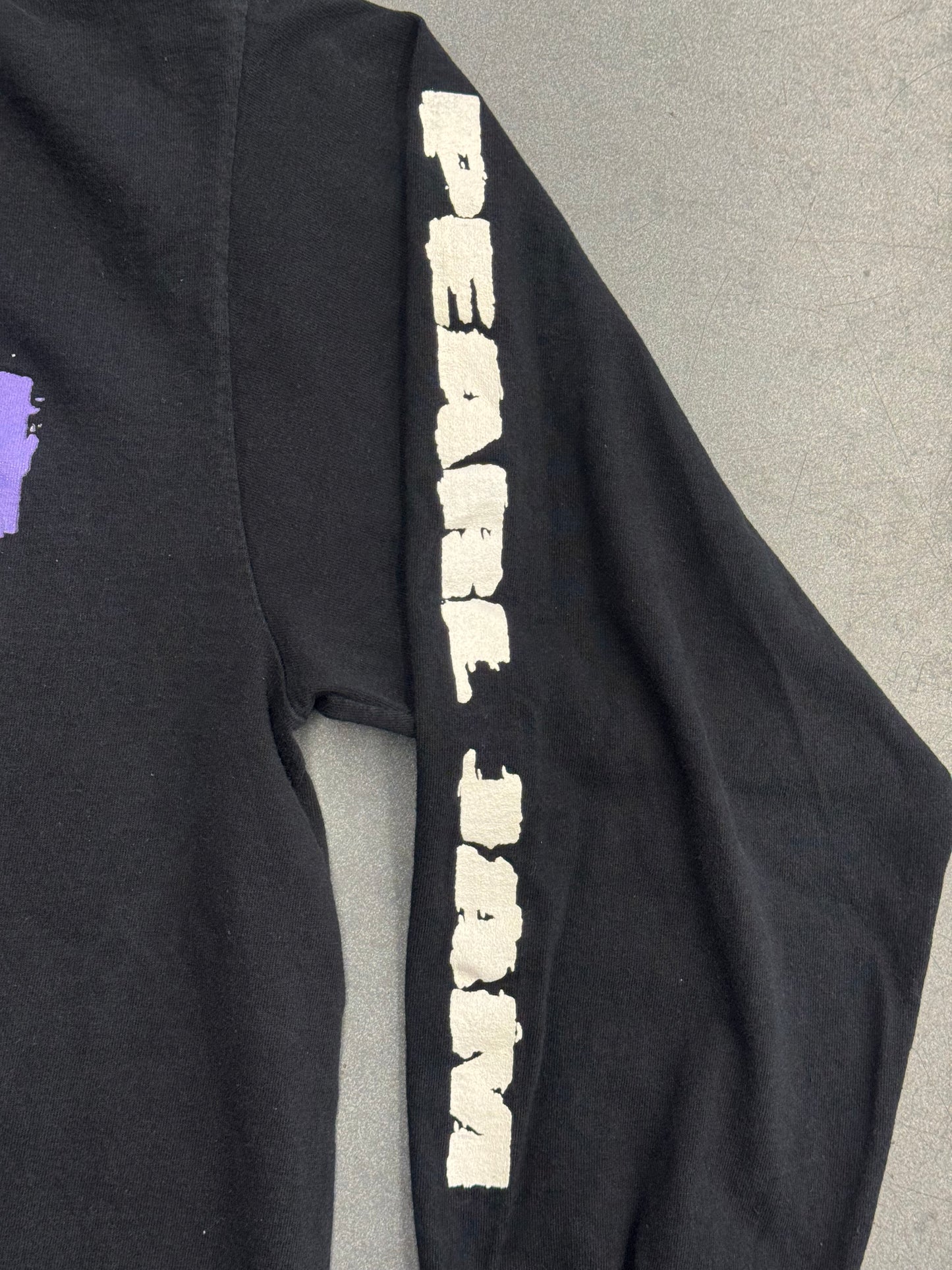 1993 PEARL JAM ALIVE PURPLE PRINT LS TEE (FOTL TAG)