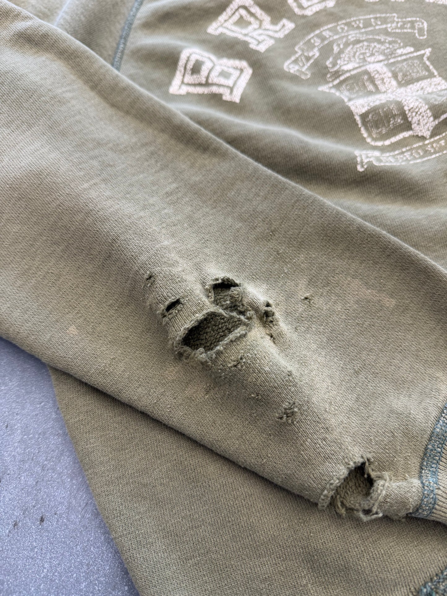 60'S BROWN UNIVERSITY DISTRESSED CREWNECK