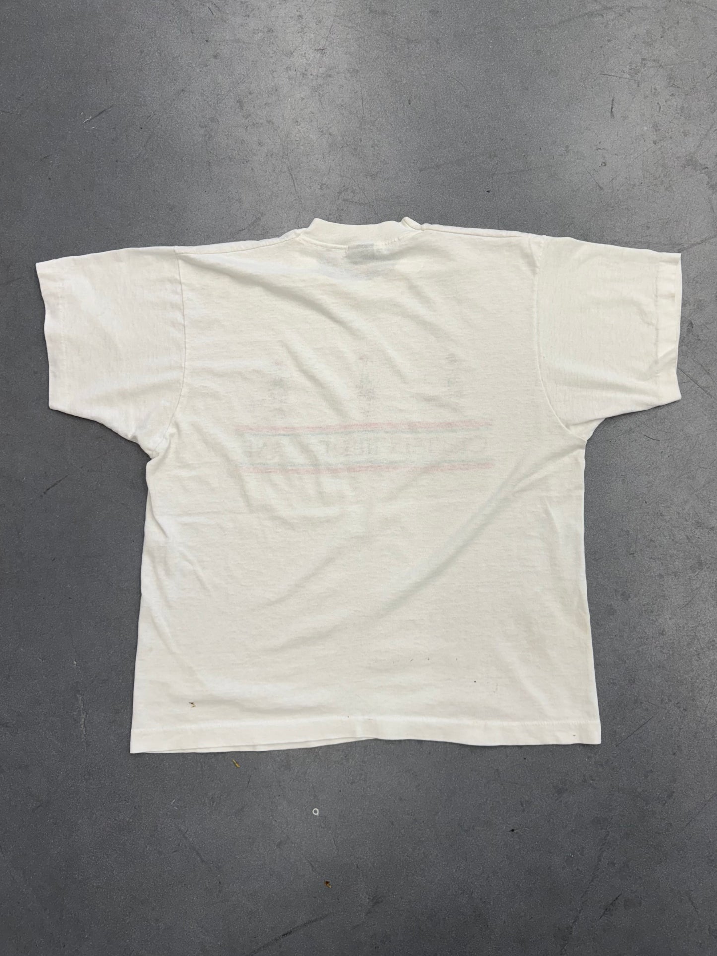 80S CRUISIN' HURRICANE SEBASTIAN SKATEBOARD TEE (CUT TAG)