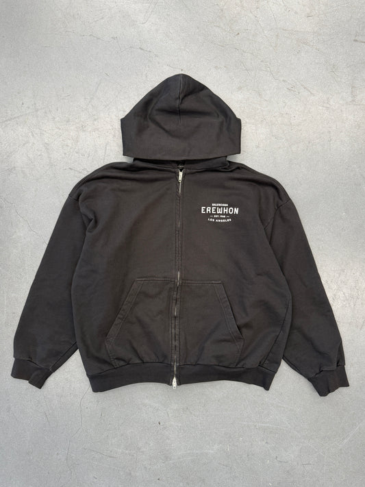 FW24 BALENCIAGA X EREWHON LOS ANGELES ZIP-UP HOODIE MEDIUM FIT