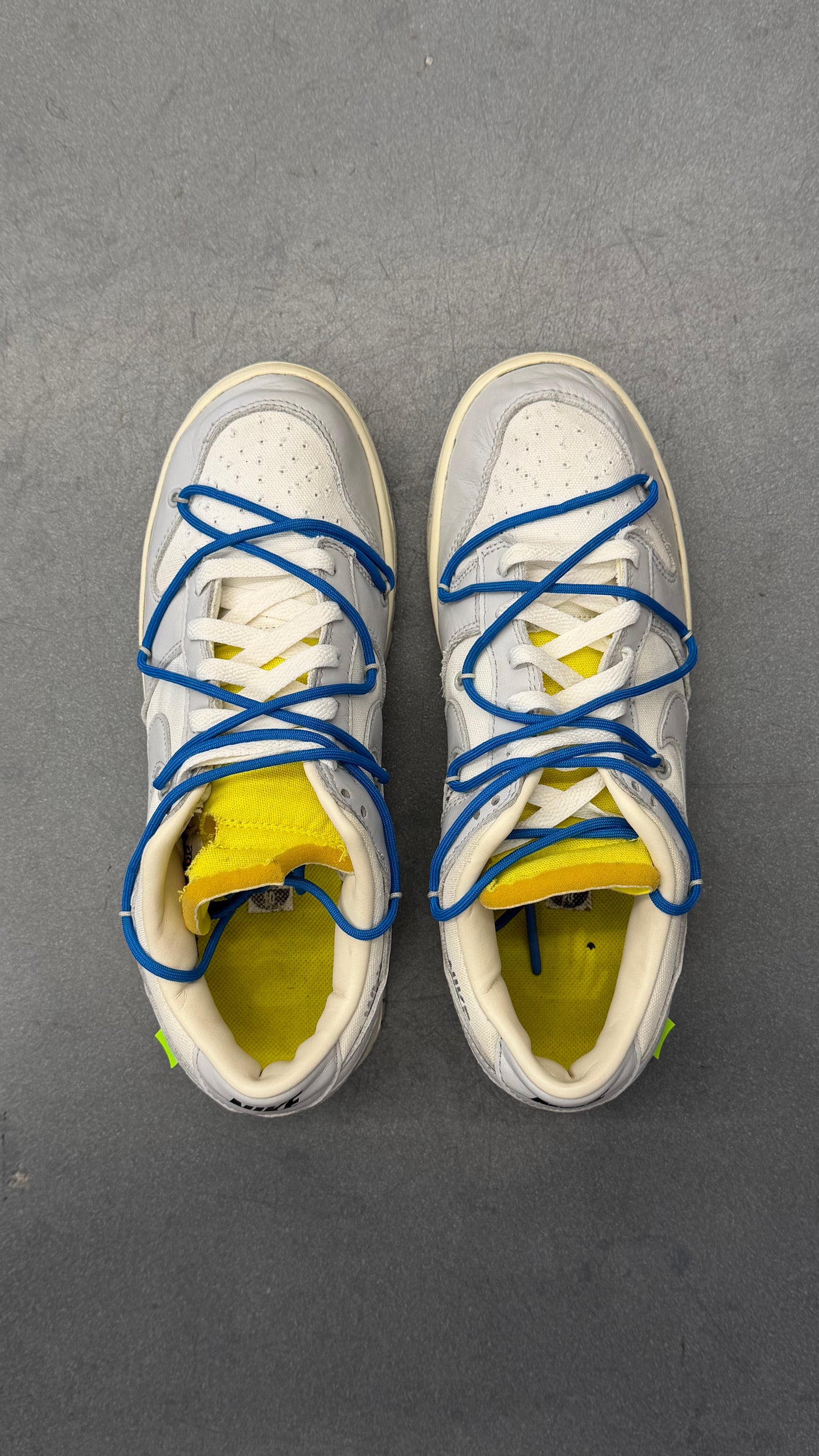 2021 NIKE DUNK LOW OFF-WHITE LOT 10 (NO BOX)