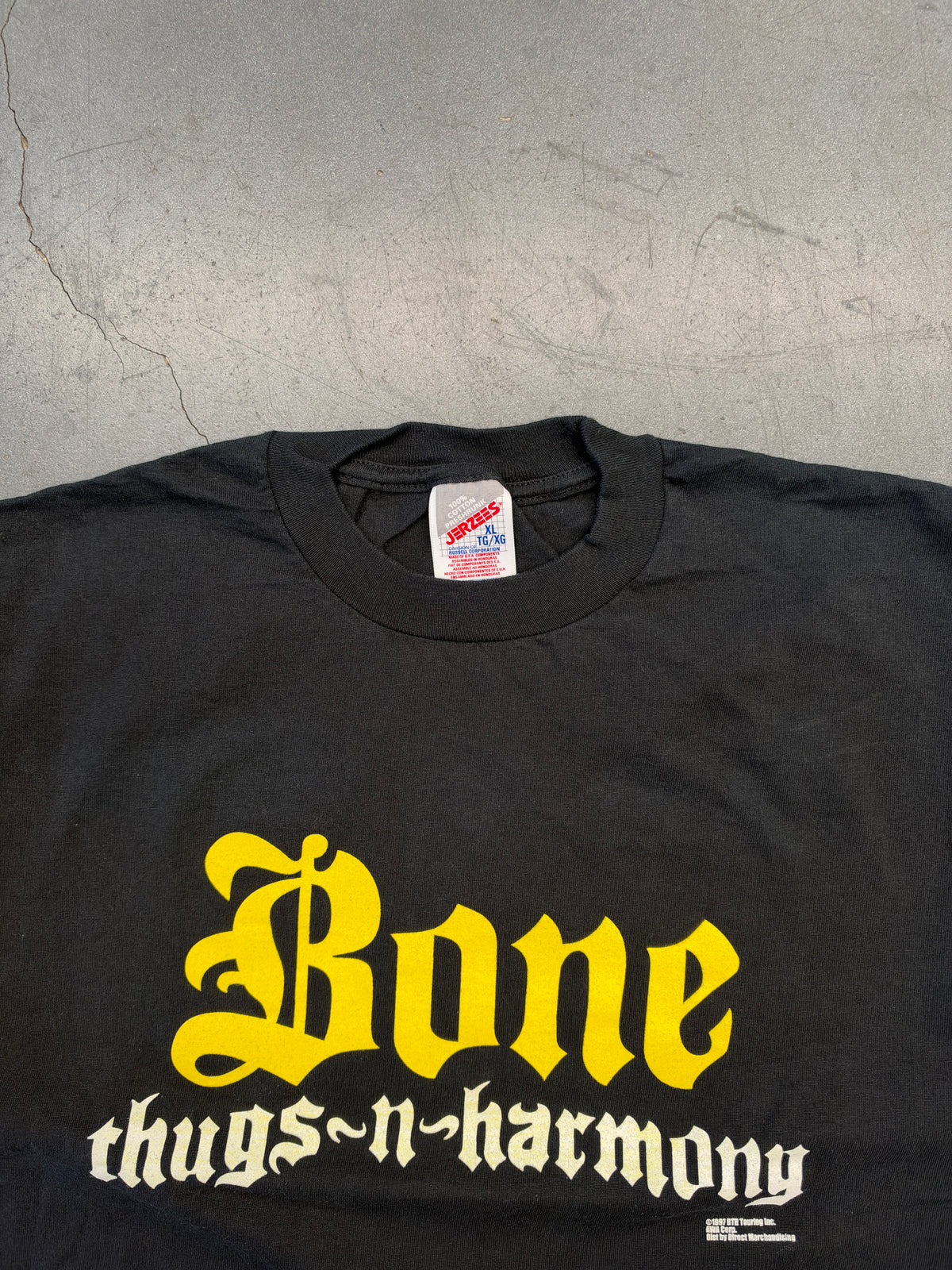 1997 BONE THUGS-N-HARMONY CHOPPED TEE (JERZEES TAG)