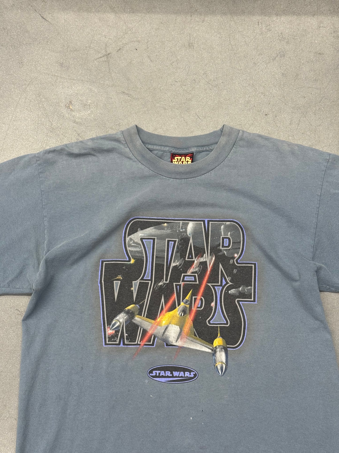 90S STAR WARS X-WING STARFIGHTER TEE (RED STAR WARS TAG)