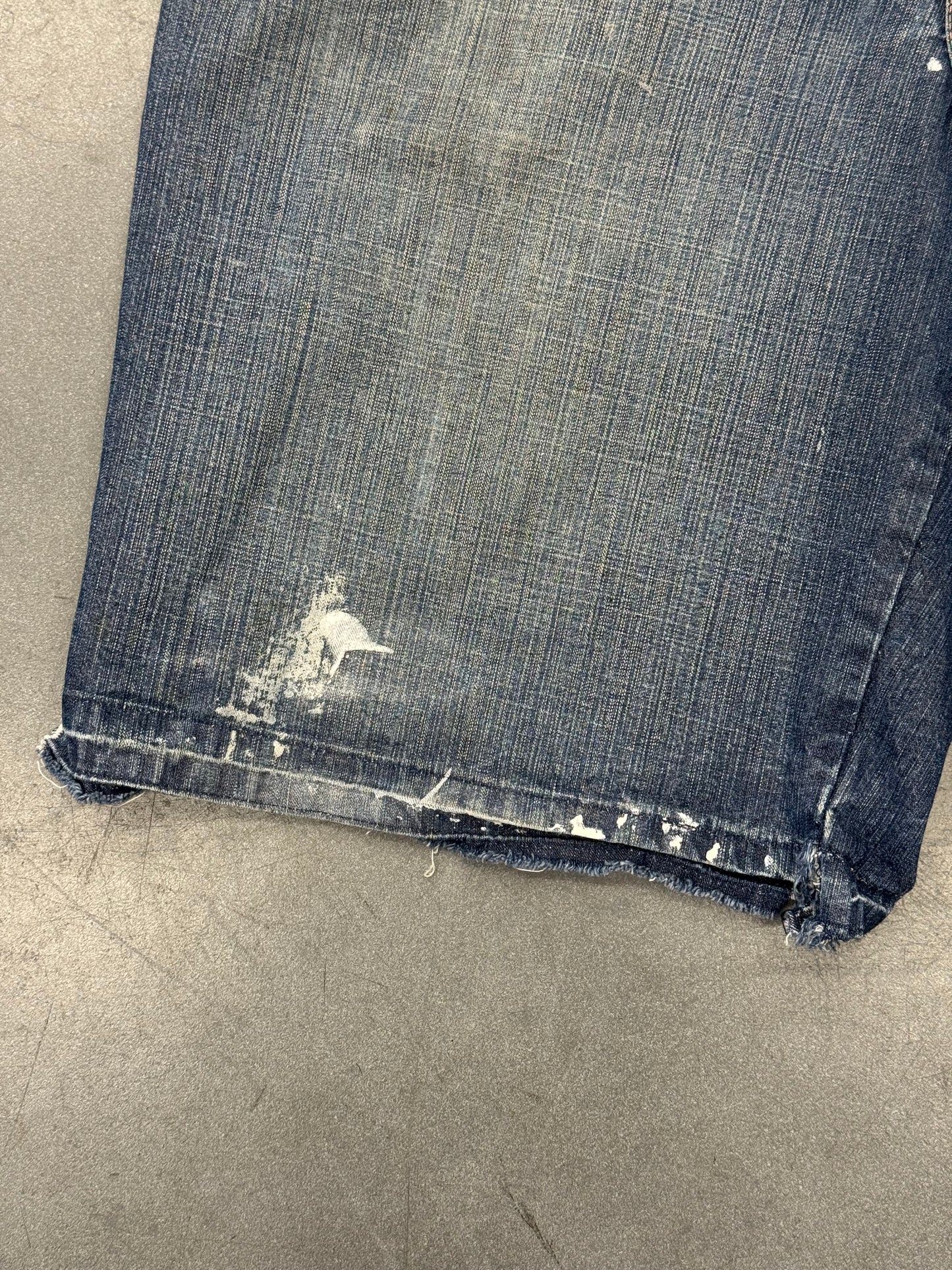 ROUTE 66 ORIGINAL CLOTHING PAINTER JEAN SHORTS