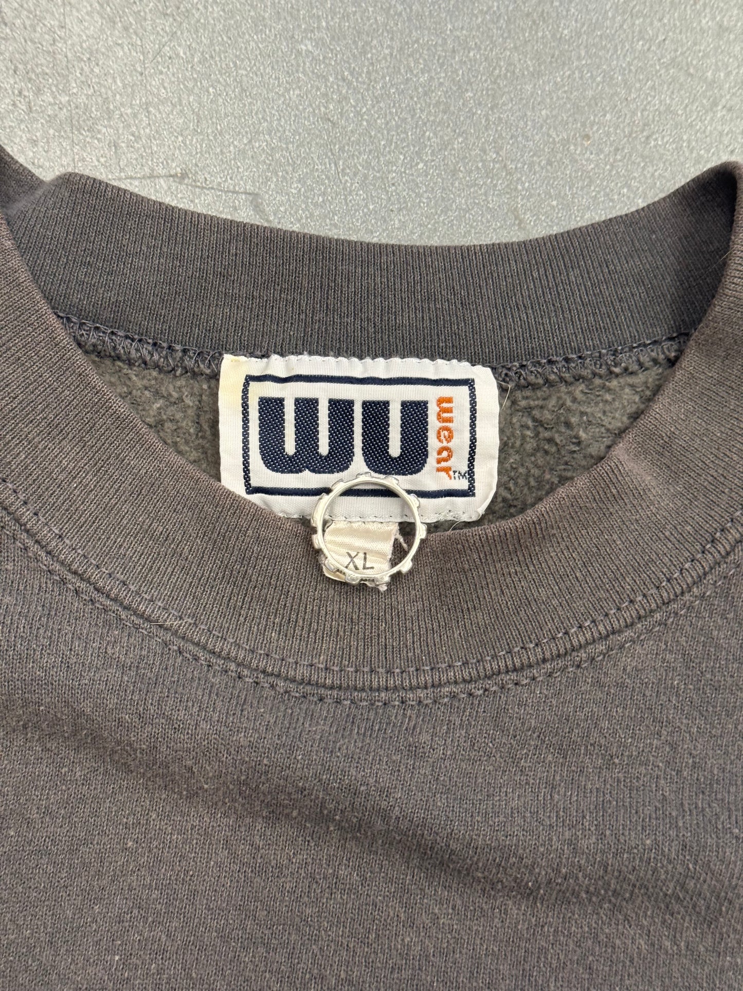 90S WU WEAR EMBROIDERED WU-TANG CLAN LOGO CREWNECK